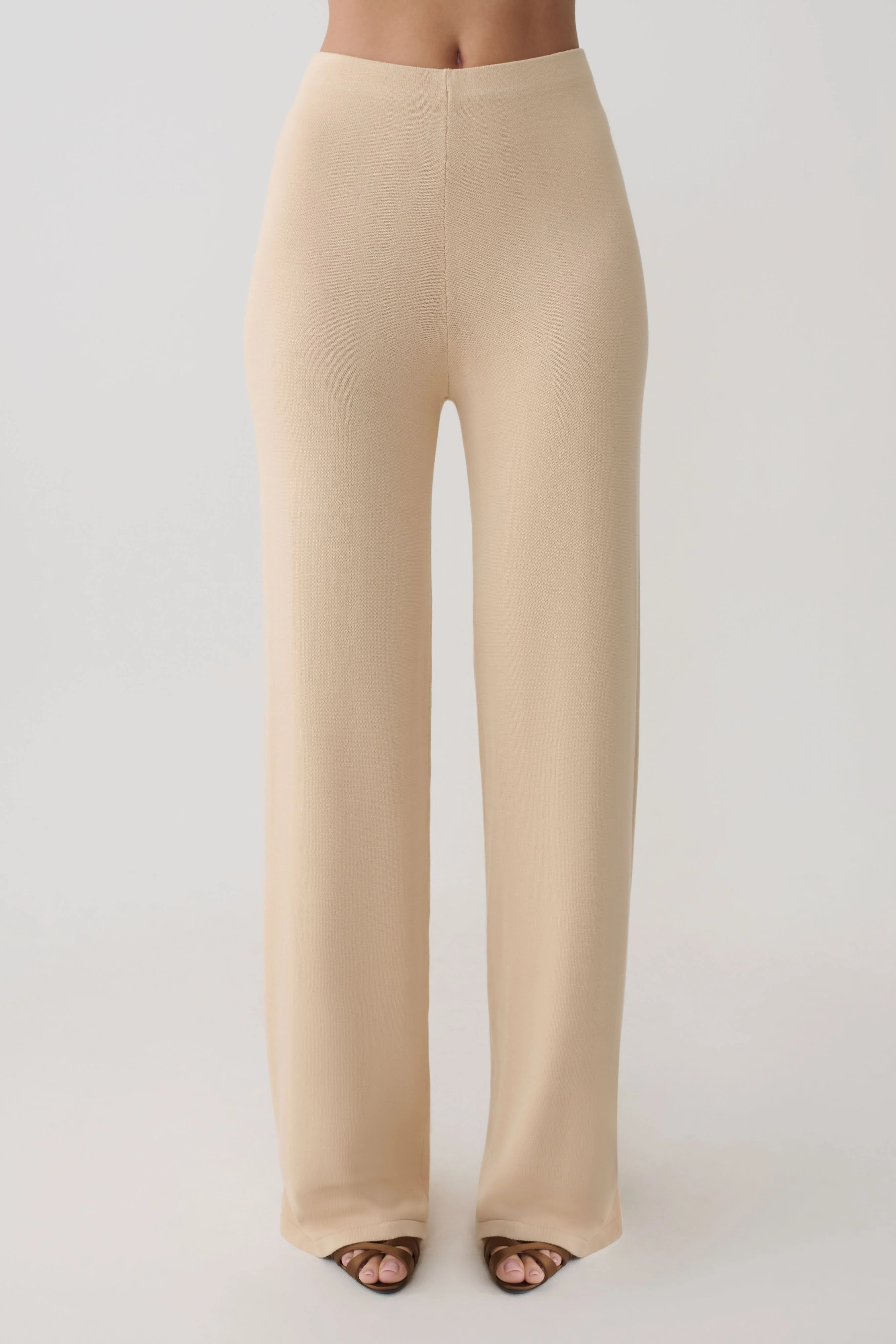 Tula Knit Pants - Natural
