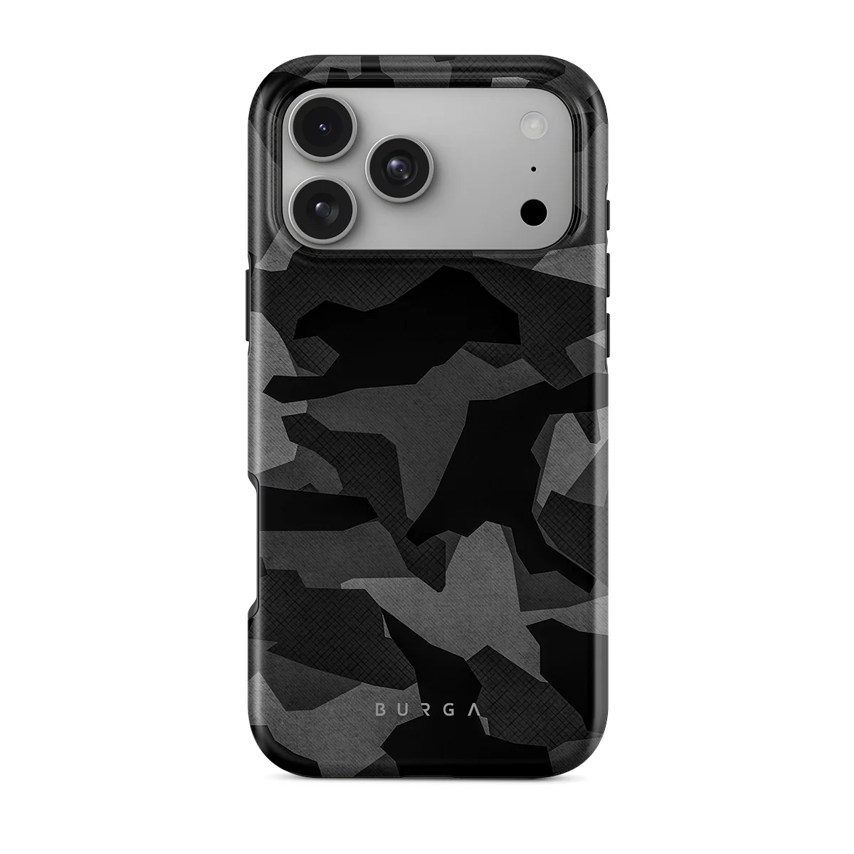 Night Black Camouflage - iPhone 17 Pro Max ケース