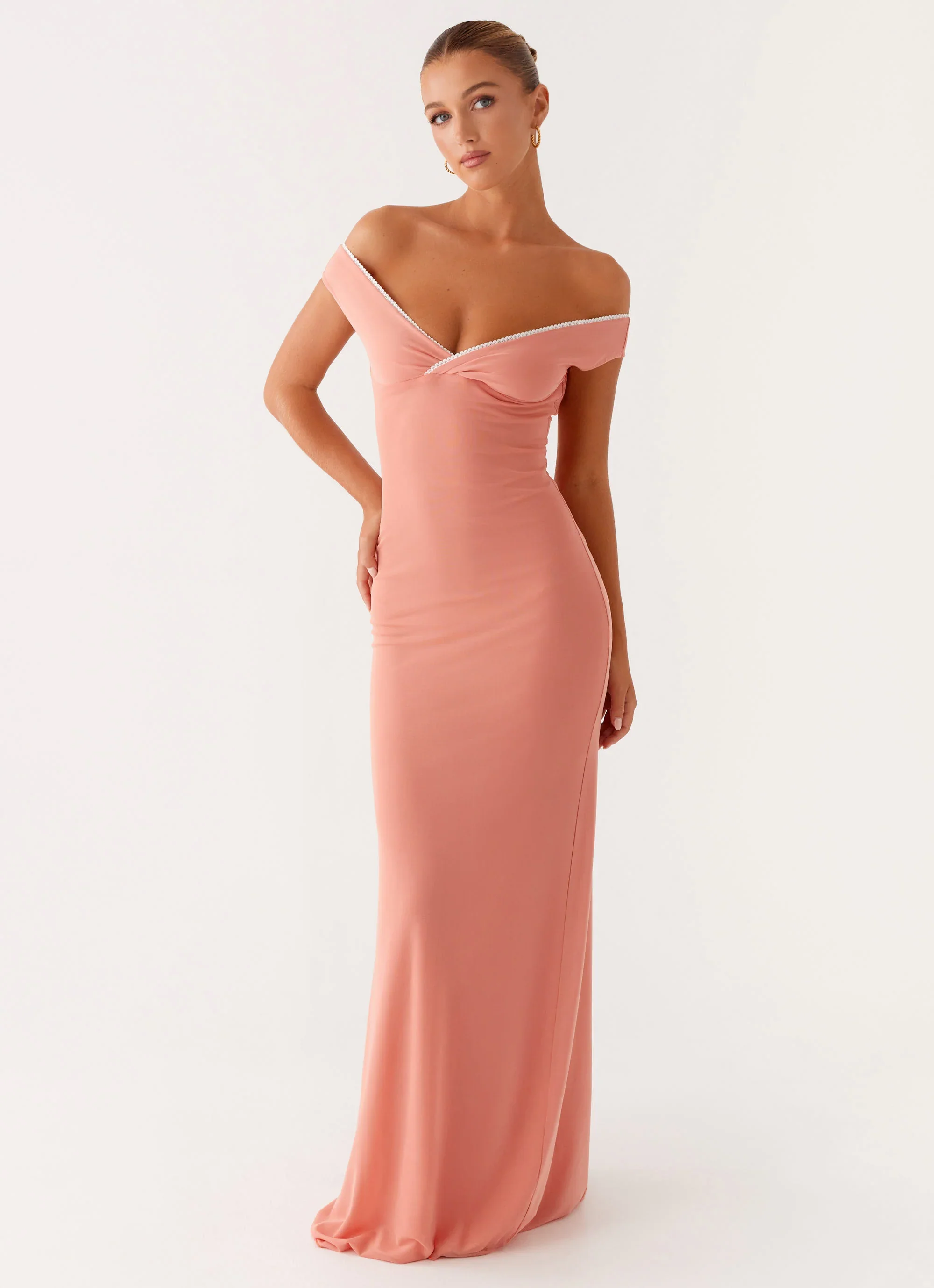 Katiya Maxi Dress - Peach