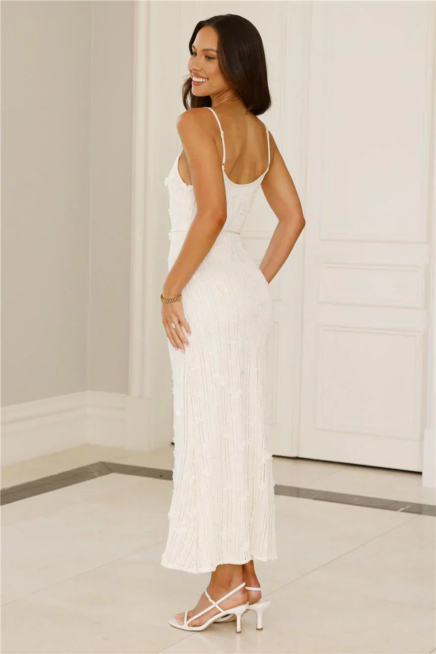 Delicately Divine Knit Maxi Dress