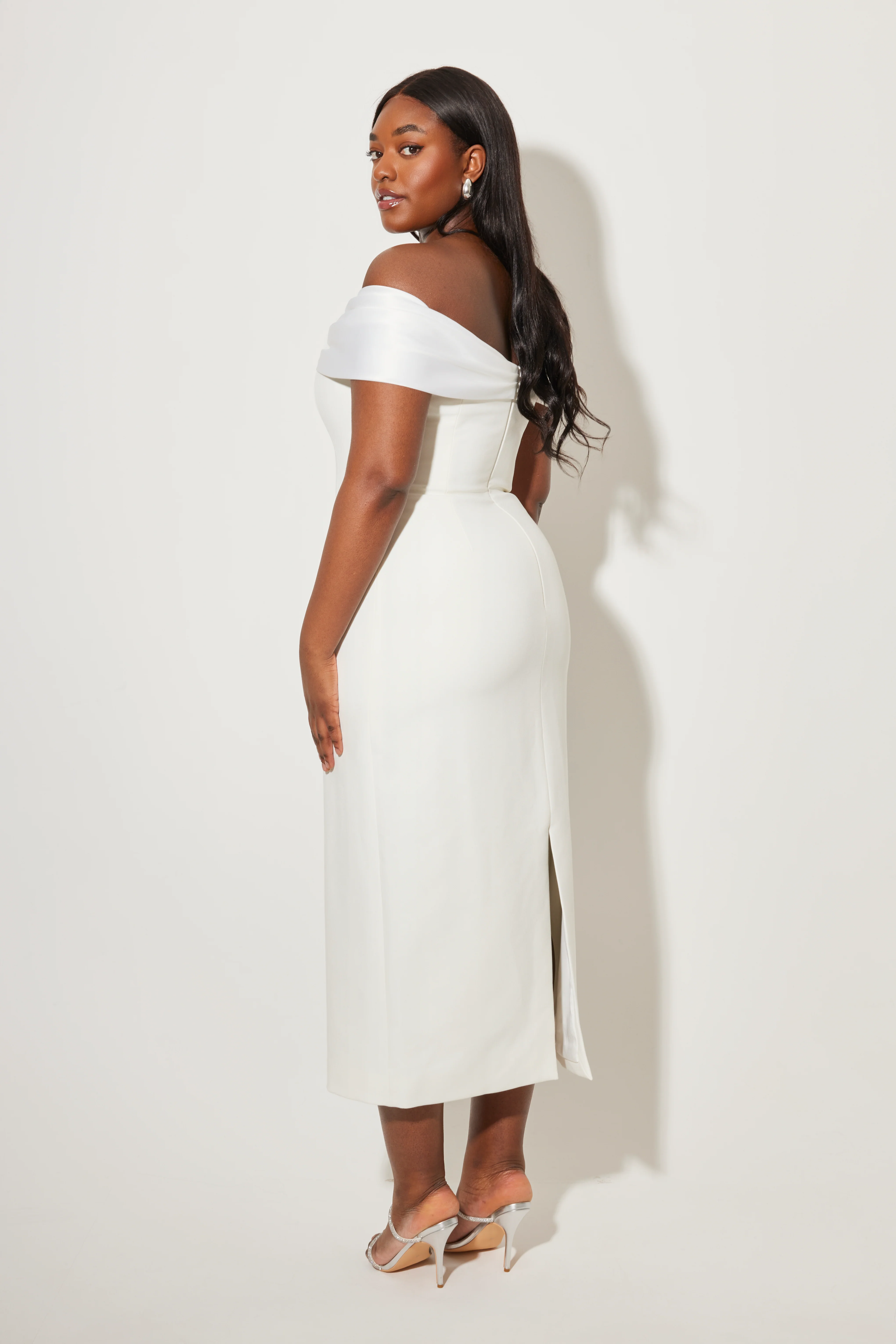 Bow Midi Dress