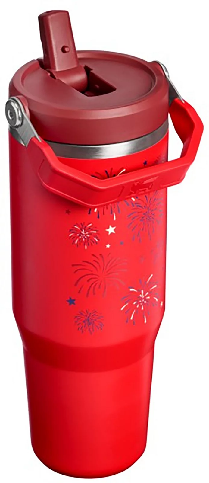 Stanley 30 oz. IceFlow 2.0 Flip Straw Tumbler - Chili Red Fireworks