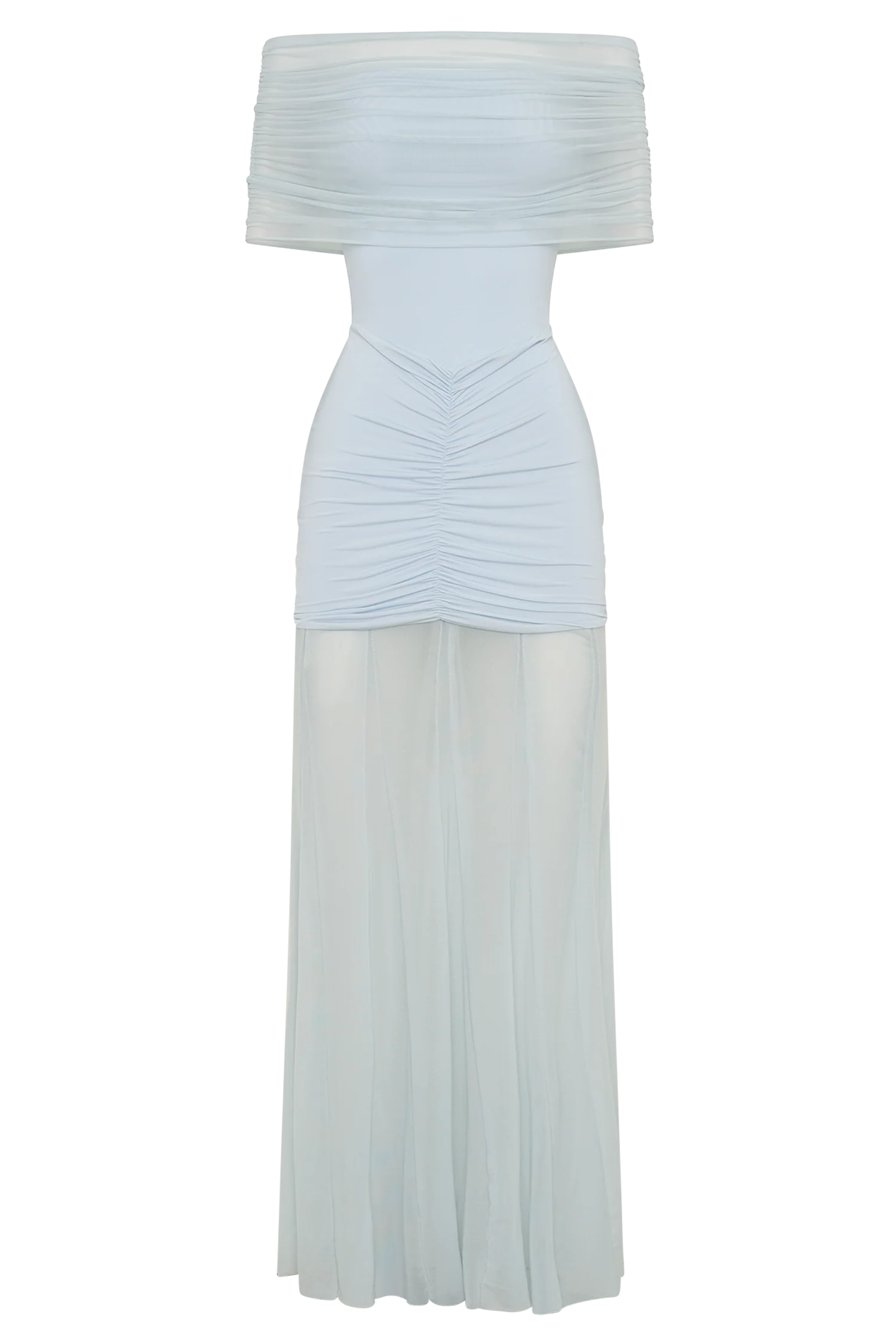 Caspian-Slinky-And-Mesh-Off-Shoulder-Maxi-Dress-Pale-Blue