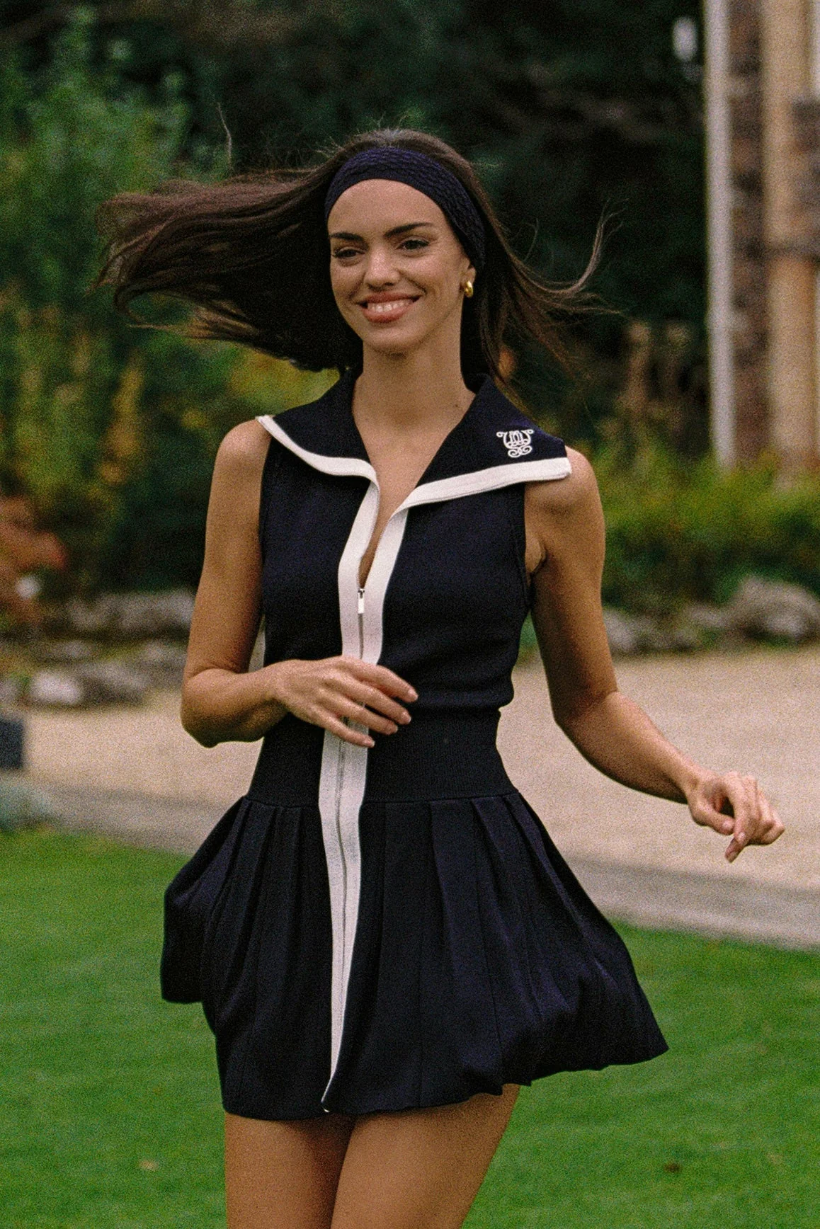 Full-Zip Sleeveless Dress