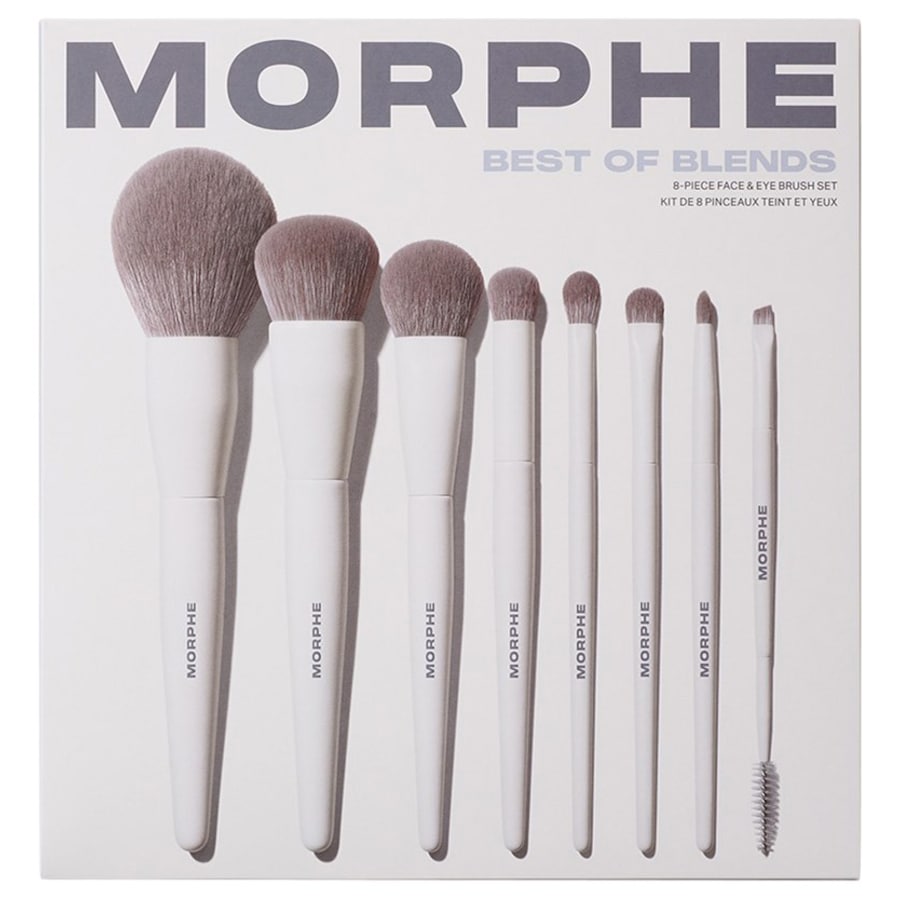 Morphe Zestaw pędzli do twarzy Best of Blends 8-Piece Face & Eye Brush Set