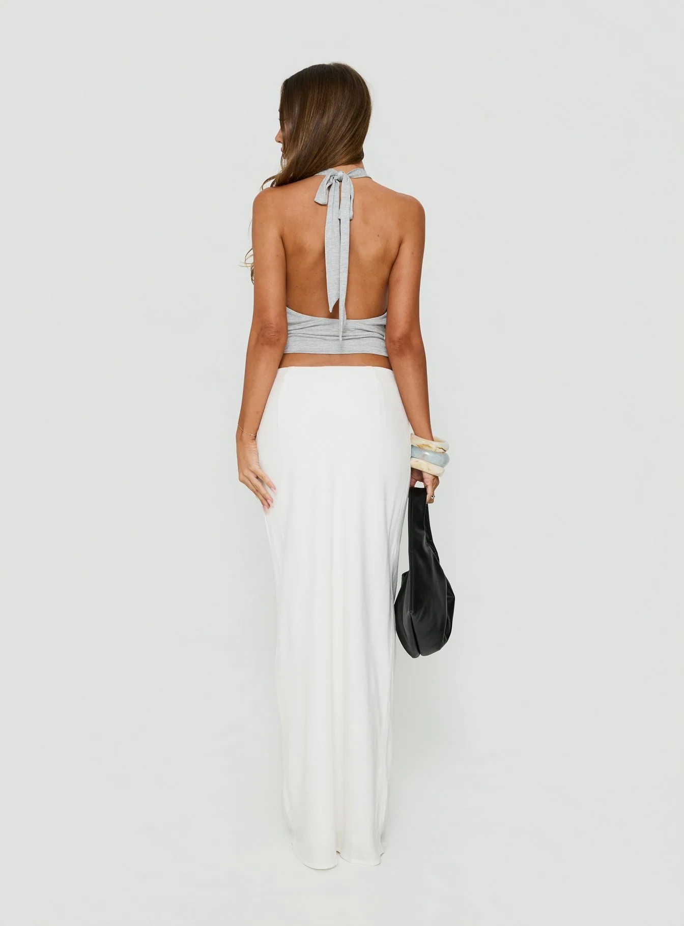 Jodie Maxi Skirt White