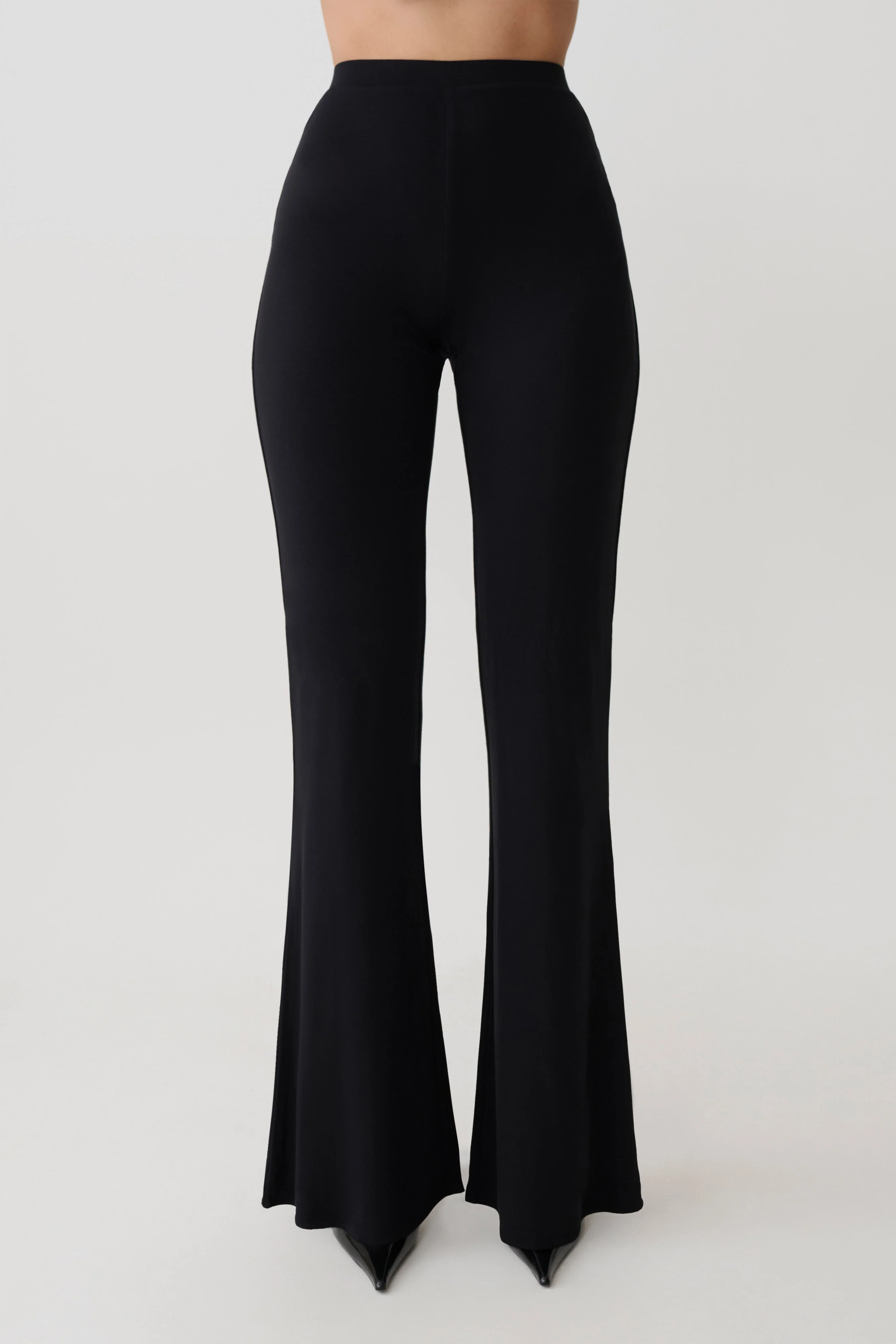 Jemma Flare Leg Pants - Black