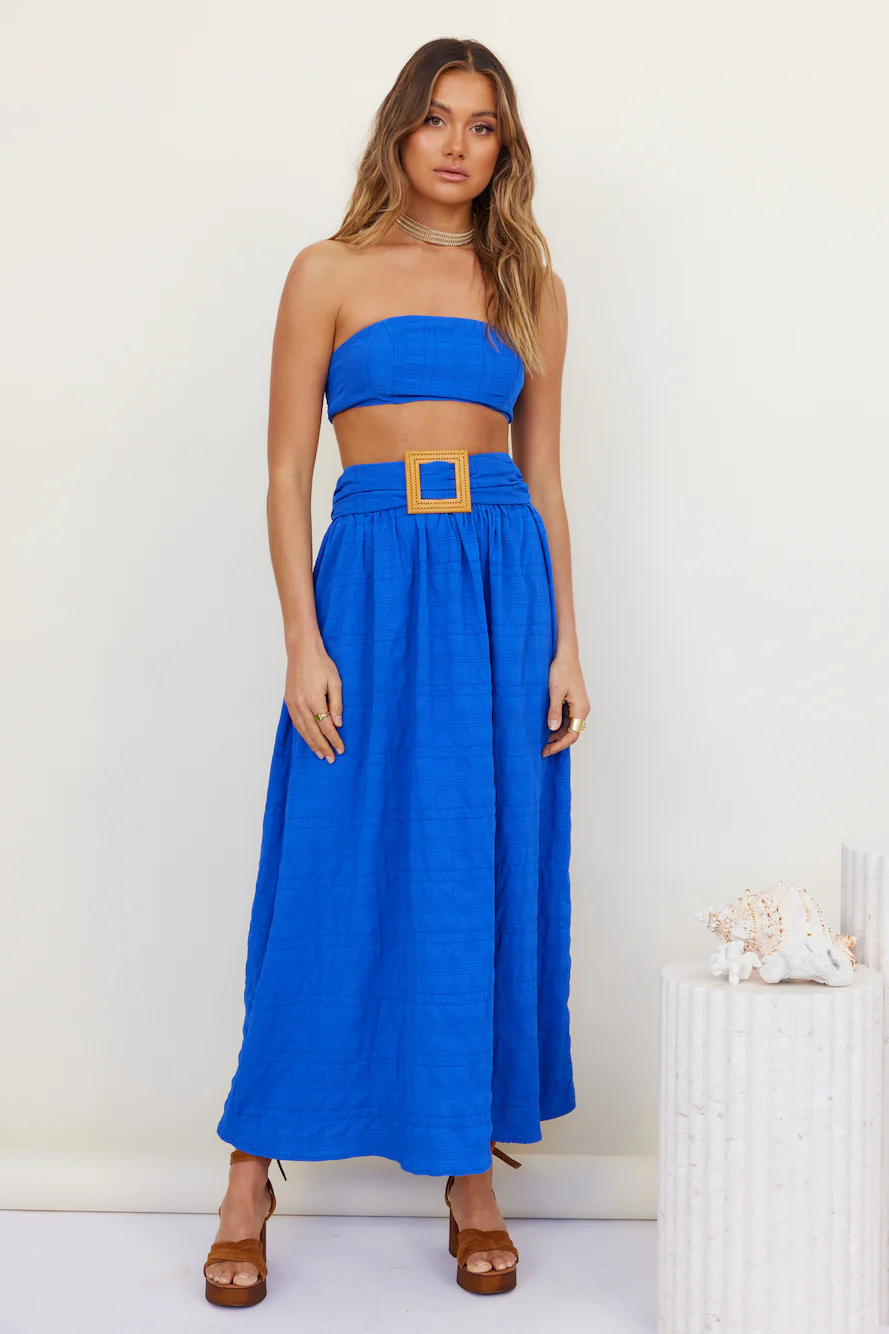 Hundred Years Crop Top Blue