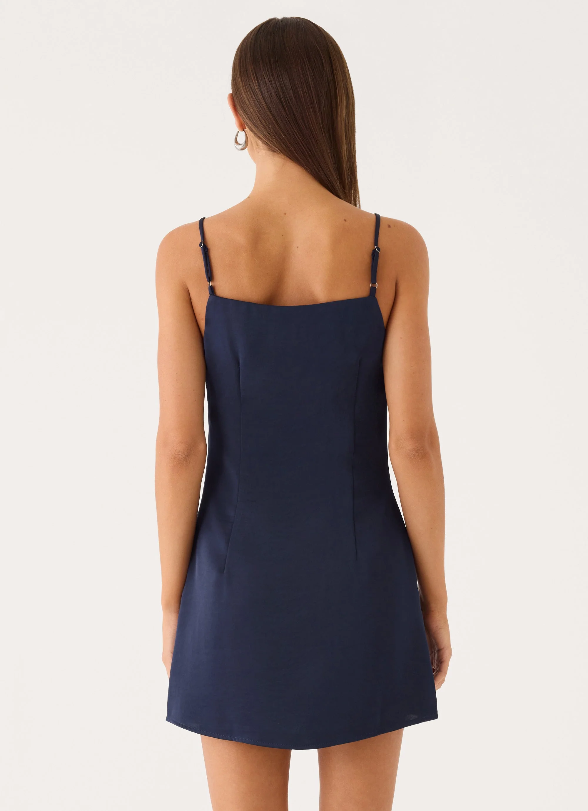 Amaliya Mini Dress - Midnight Blue - luluinthesky