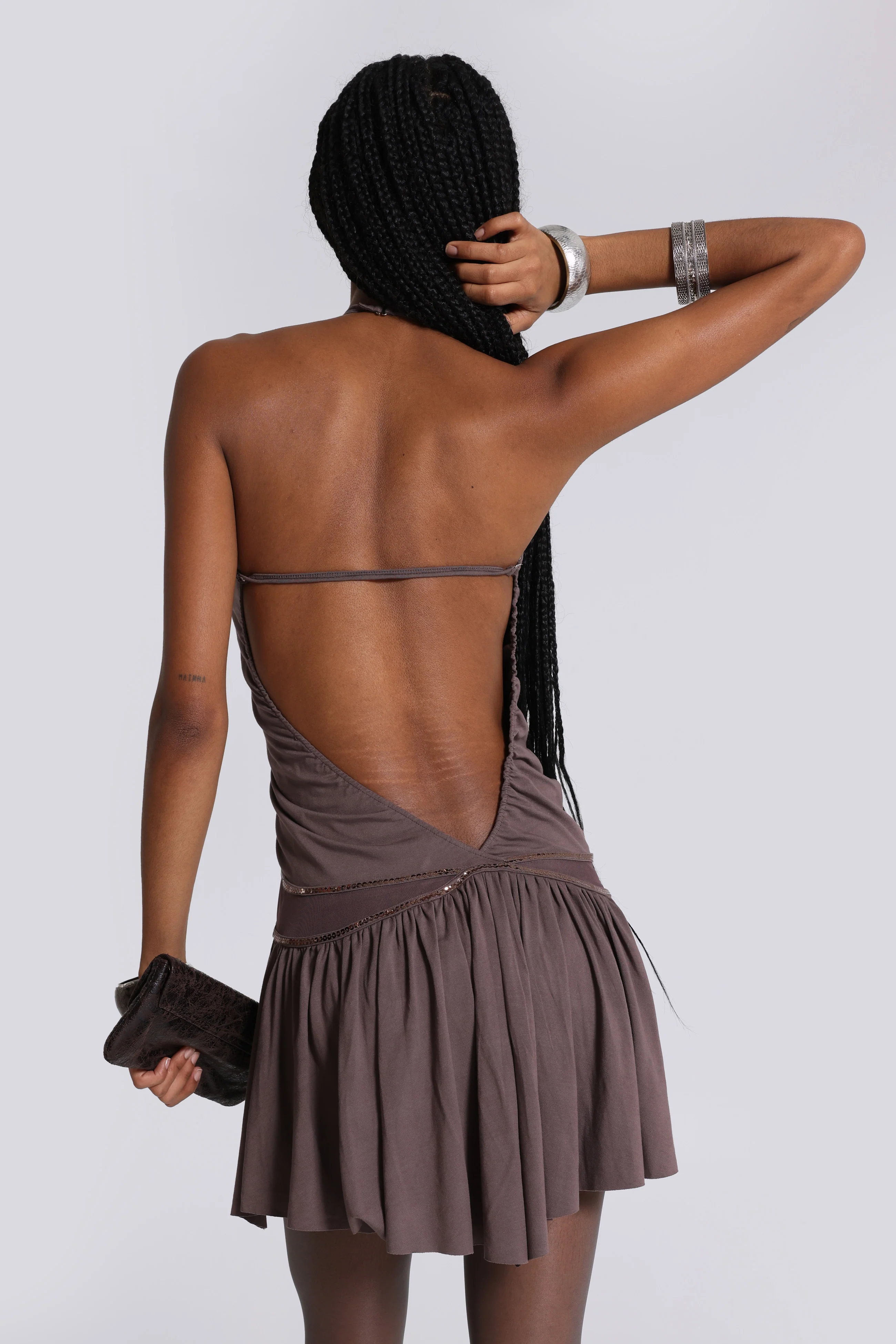 Calisse Backless Mini Dress