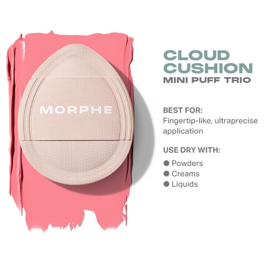 Morphe Gąbki Cloud Cushion Mini Puff Trio
