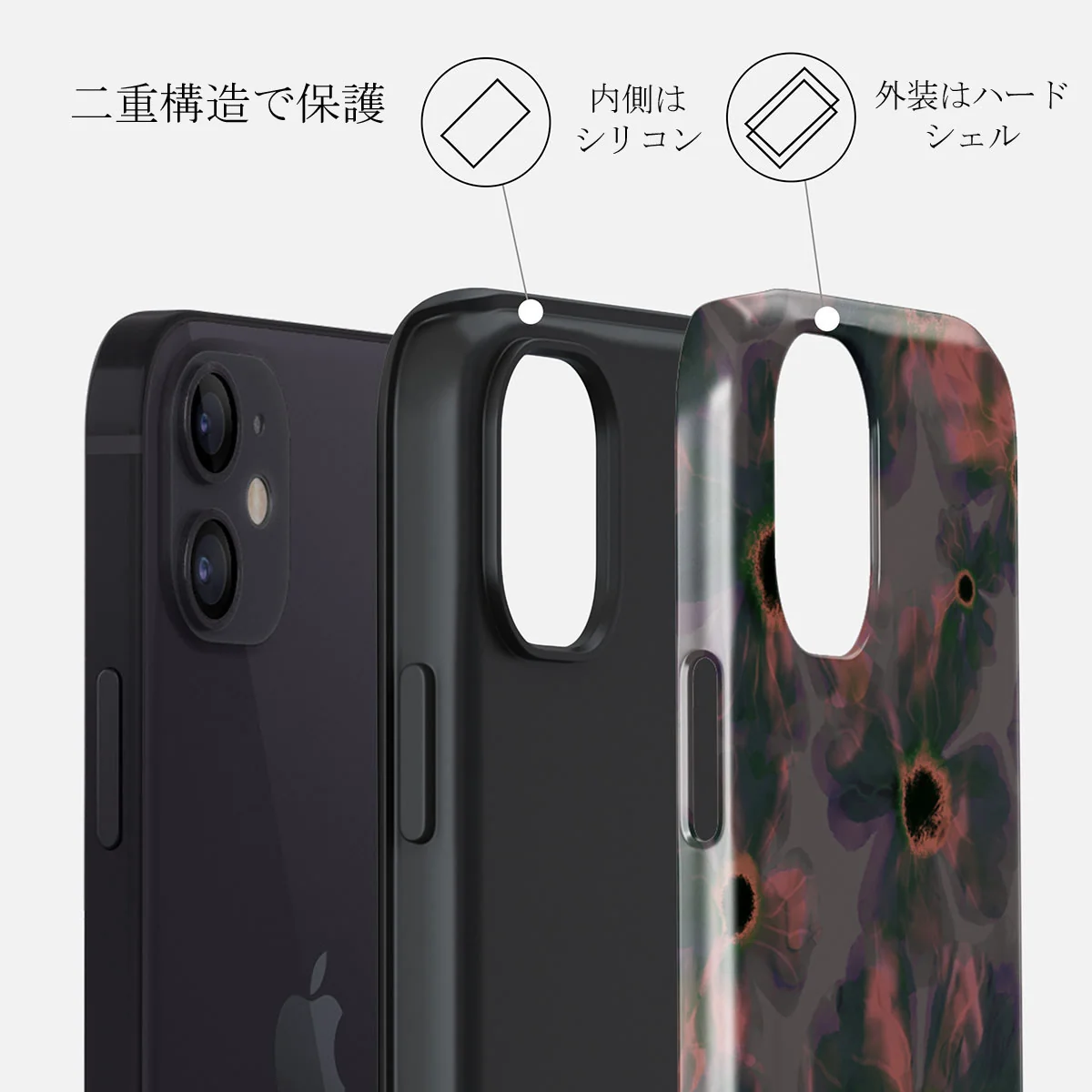 Volcanic Garden - iPhone 12 Mini ケース