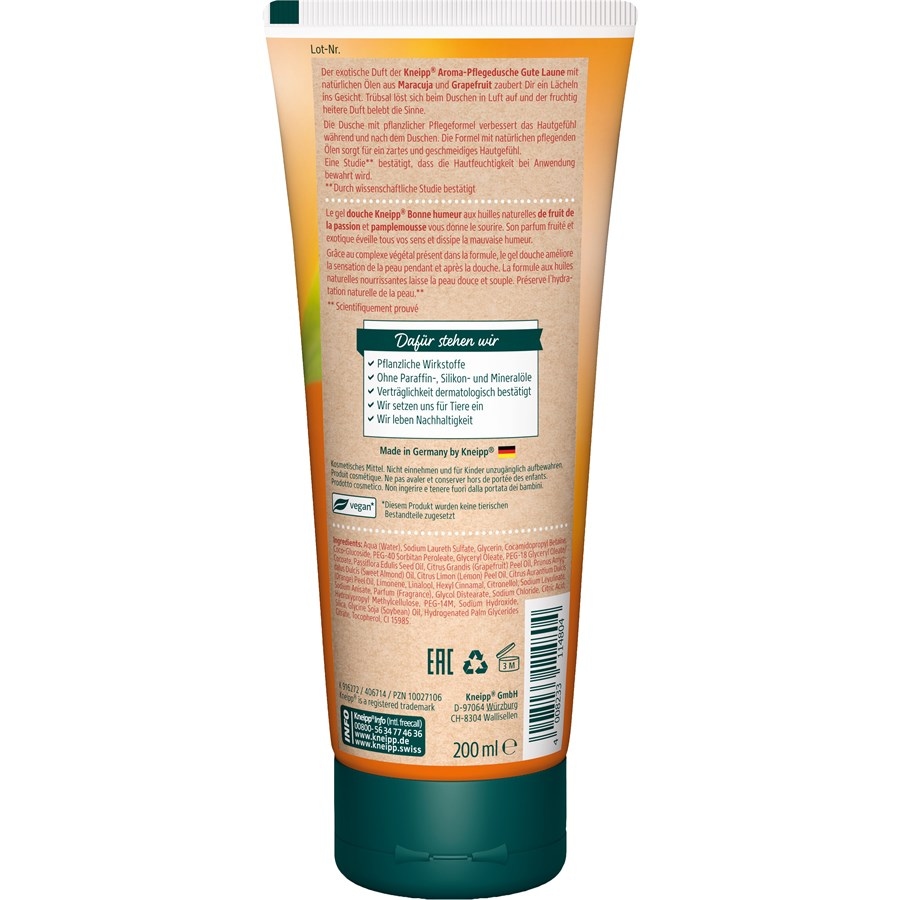 Kneipp Pielęgnacja pod prysznicem Aromatyczny prysznic pielęgnacyjny Dobry nastrój