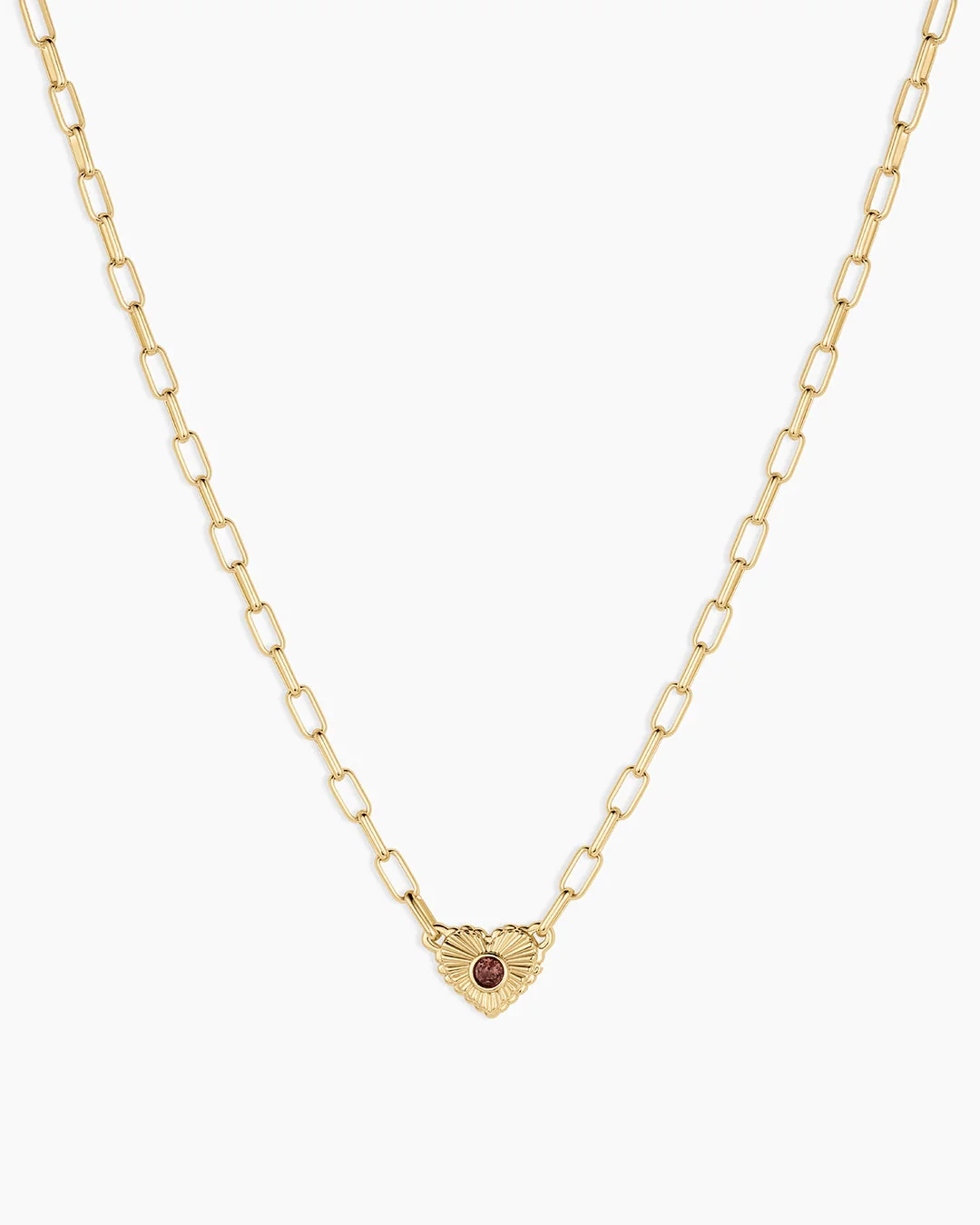 Birthstone Heart Necklace