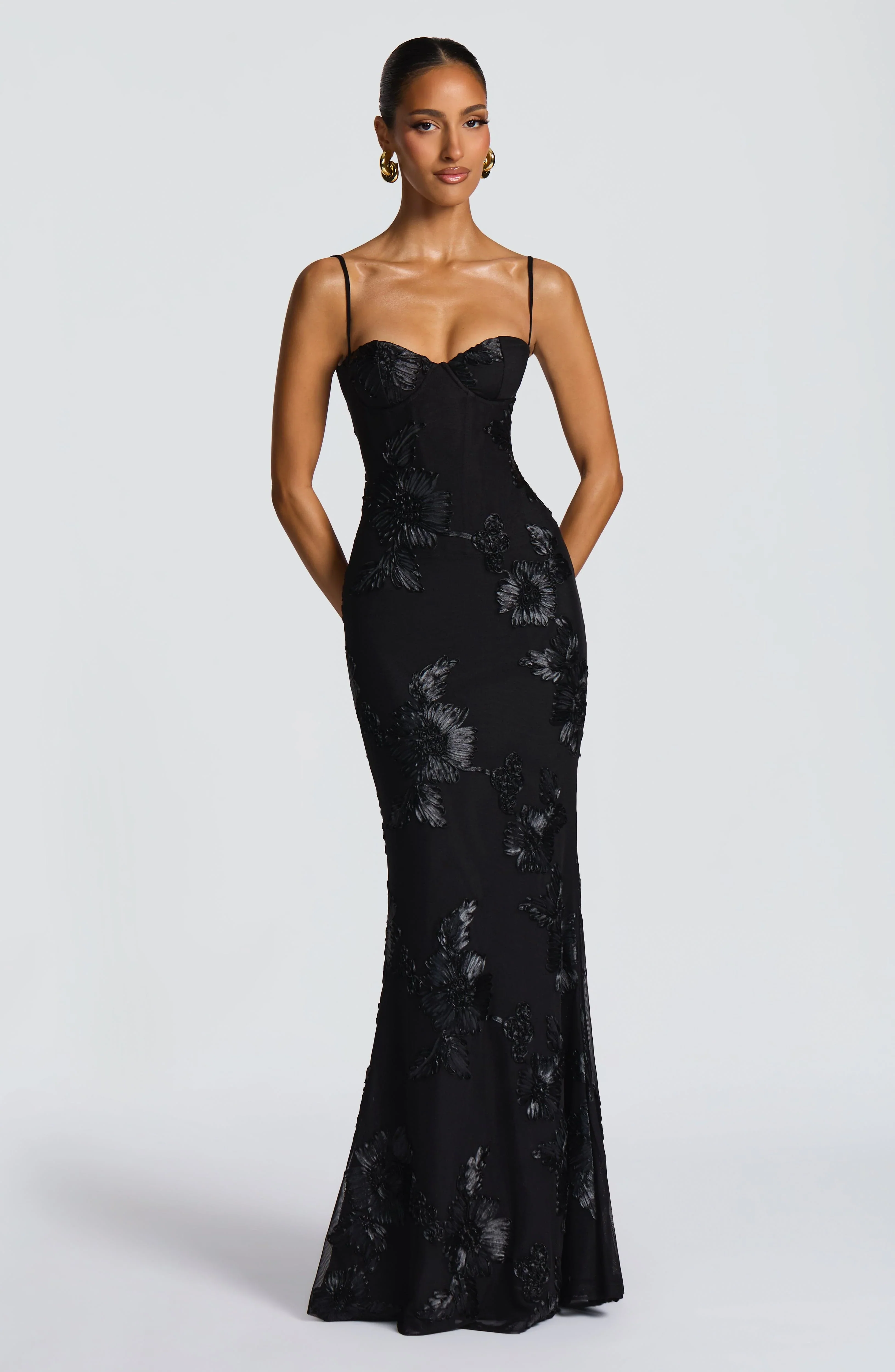 Nefertiti Maxi Dress - Black