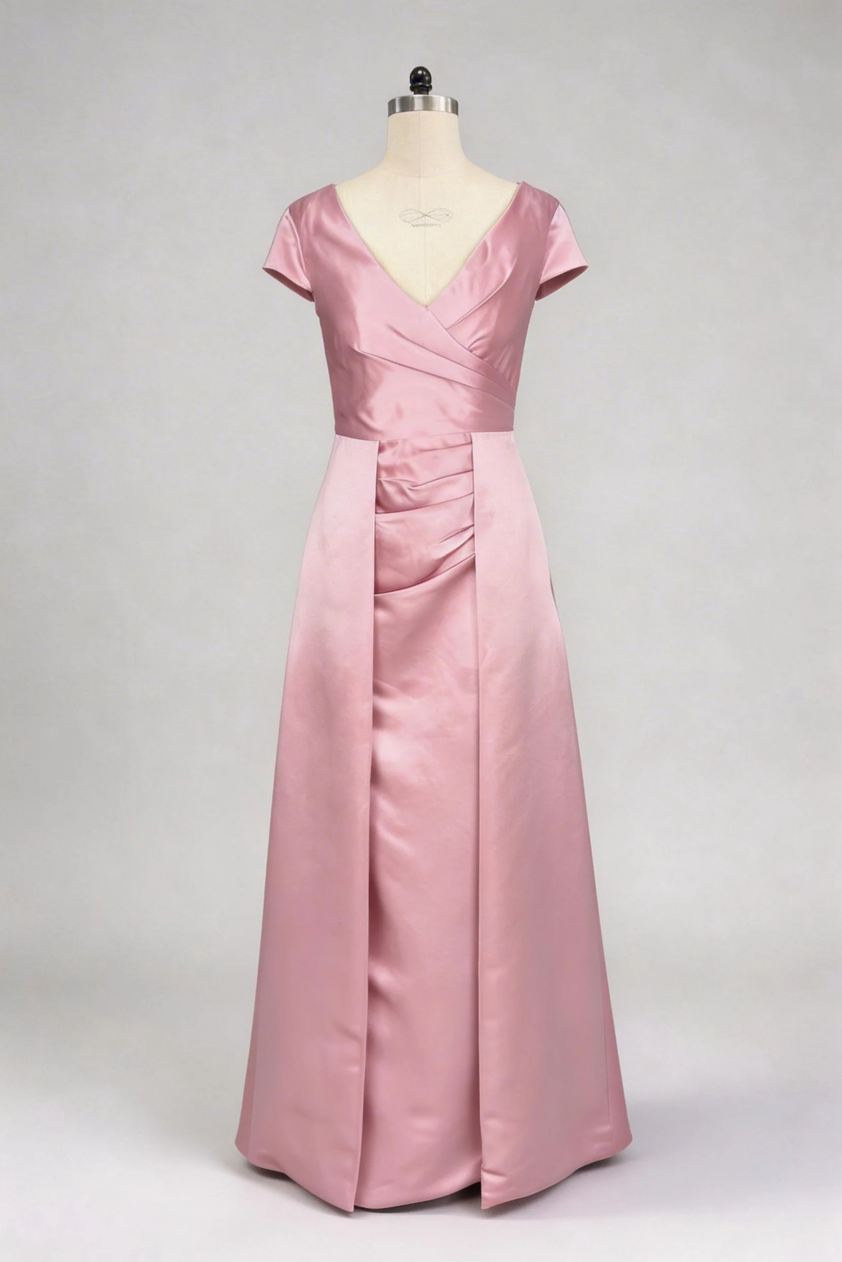 Trumpet-Mermaid Maxi Satin Mother of the Bride Dresses CM0382