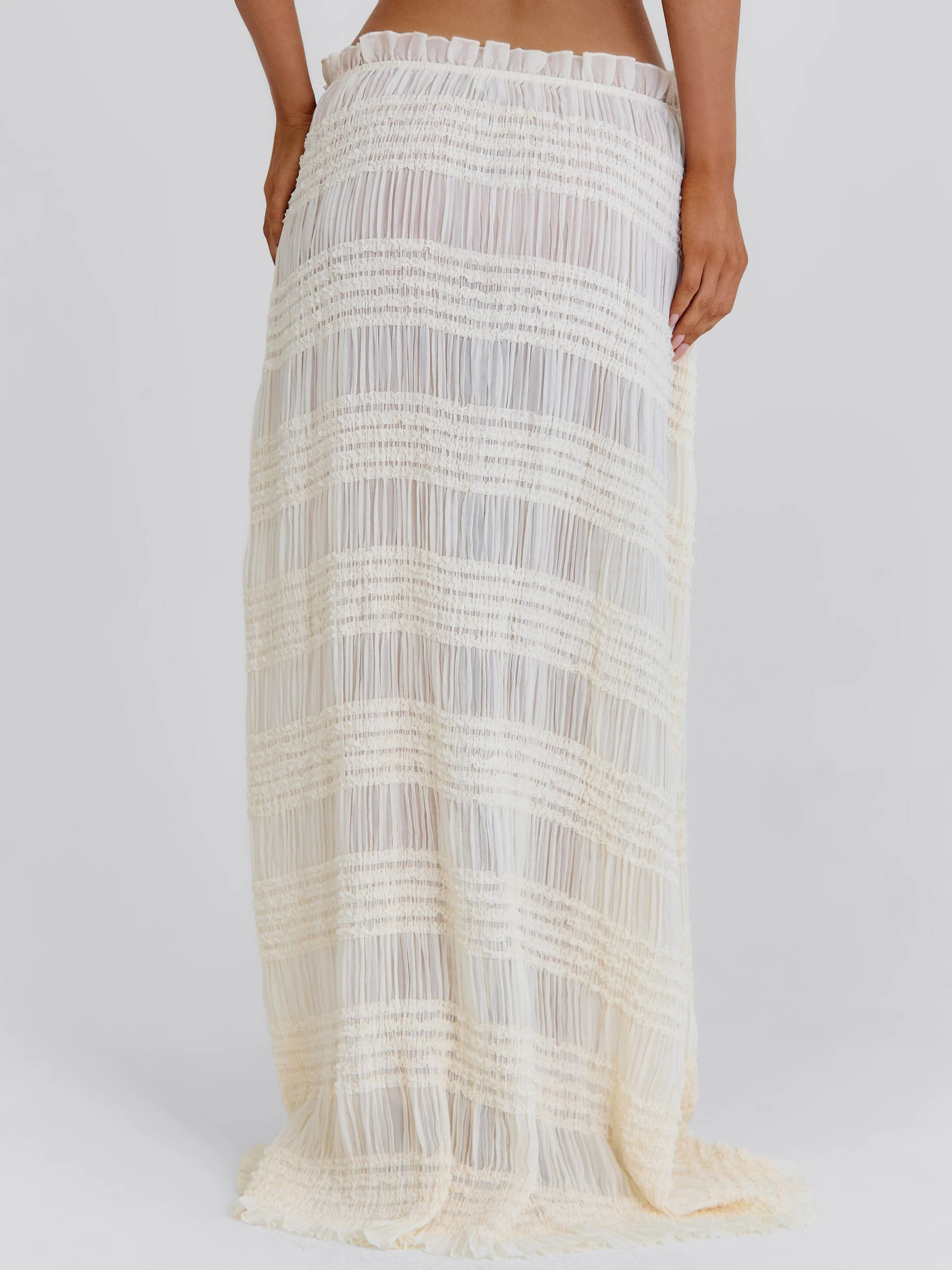 CASSIDEE MAXI SKIRT CREAM