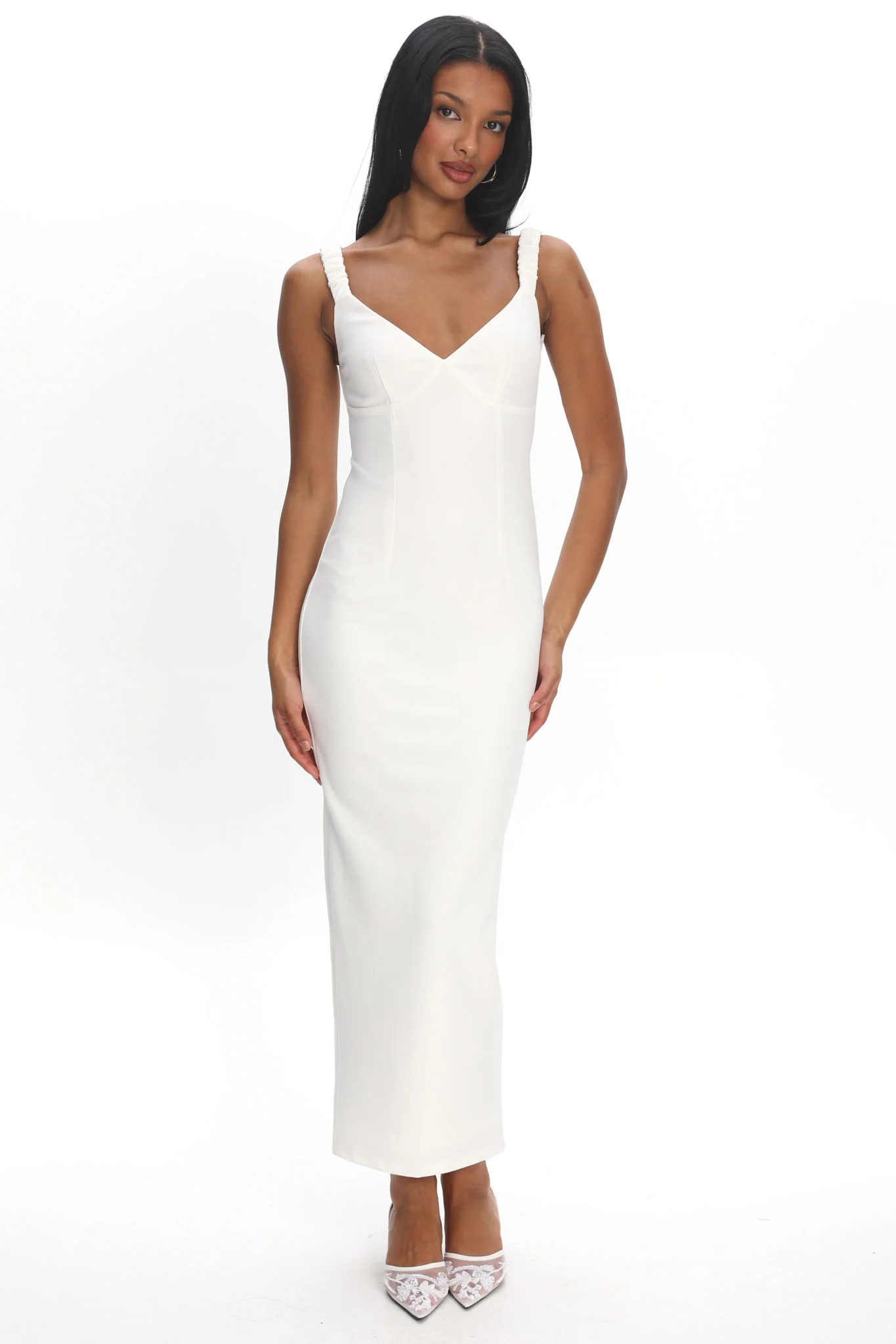 Eala Maxi Dress Off White