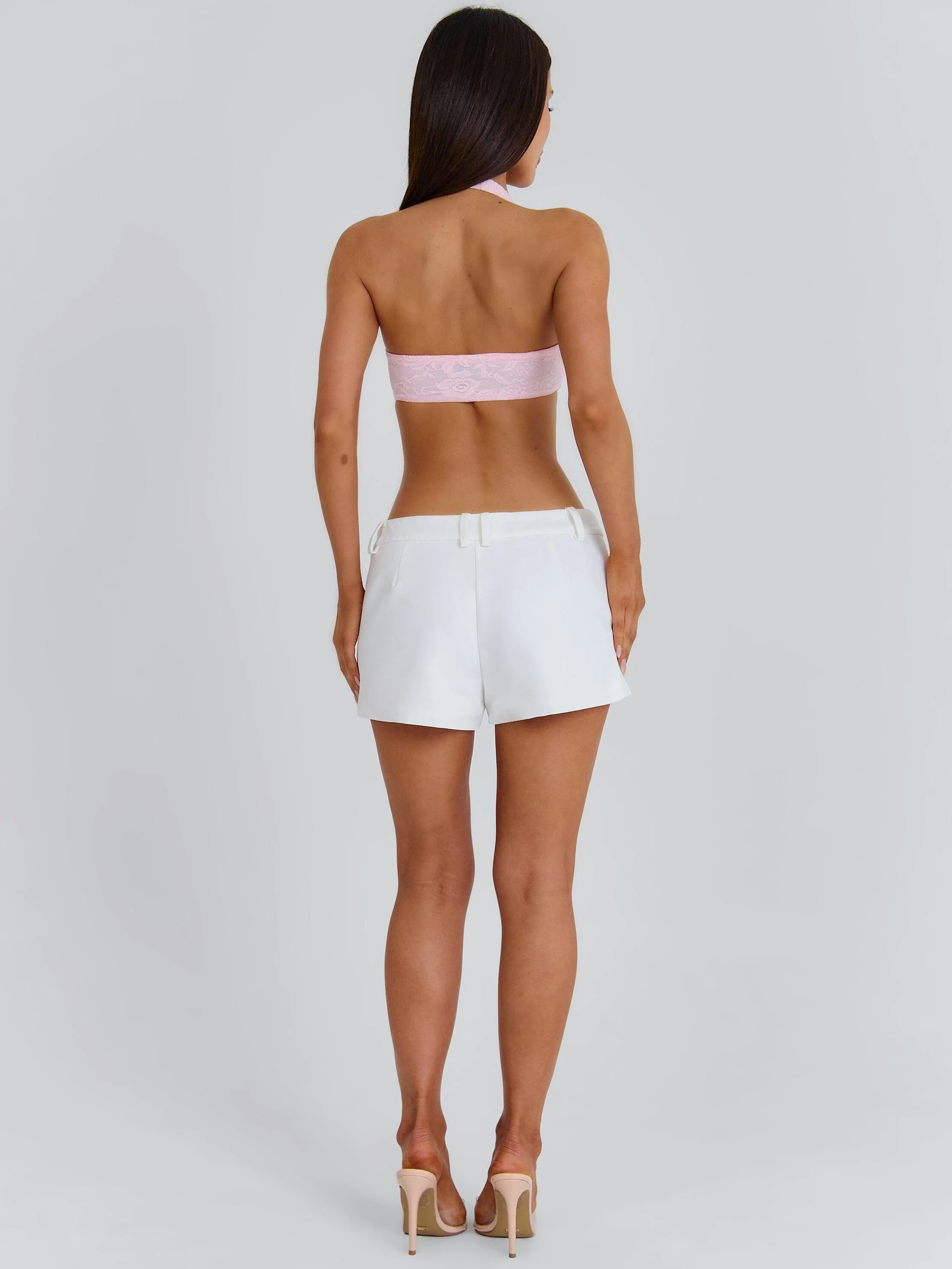 STASSIE CROP TOP PINK