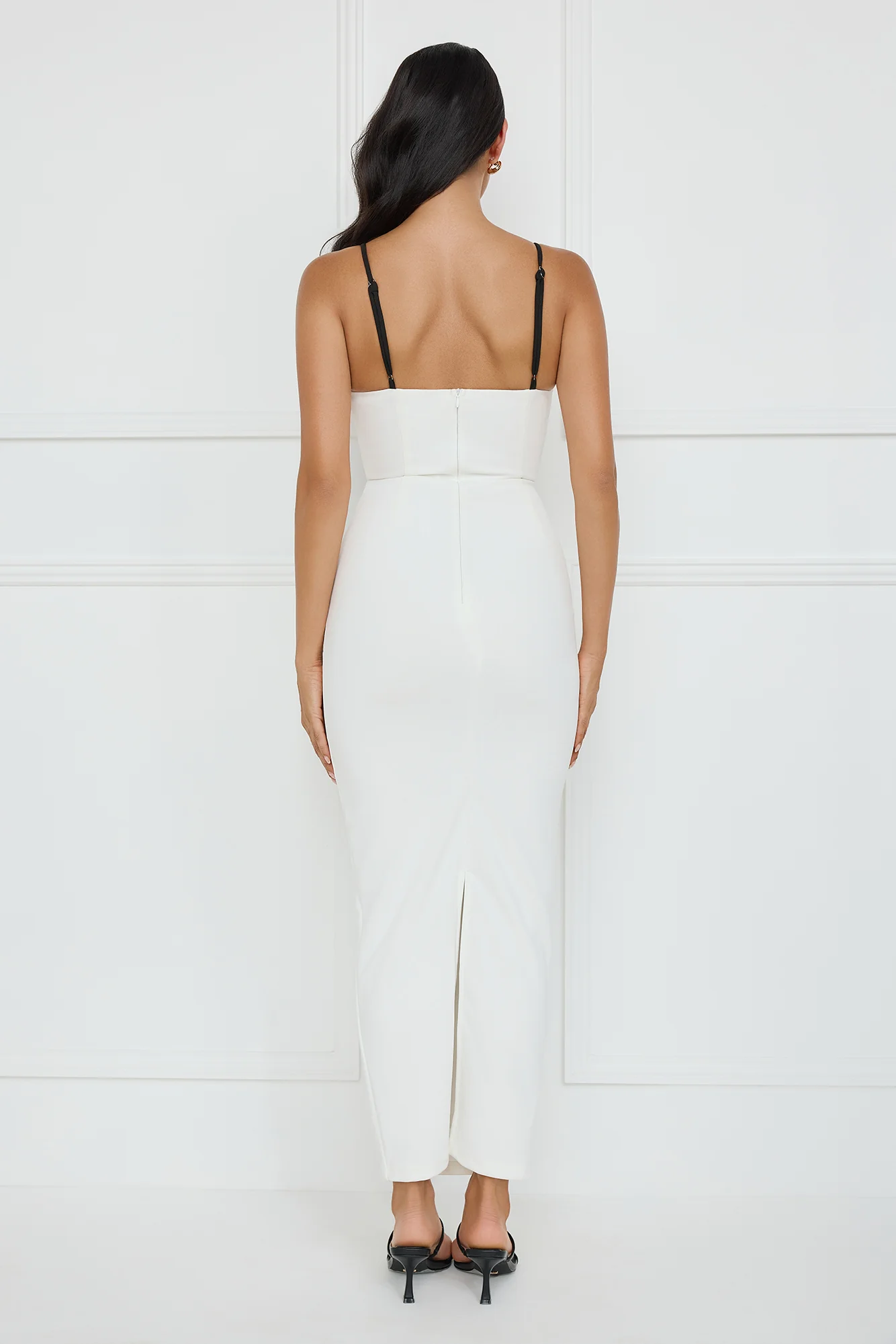 Chic Sophistication Maxi Dress White - luluinthesky