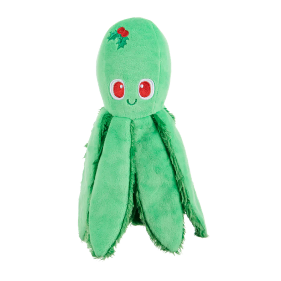 Holly Jolly Ollie Plush Tug Dog Toy