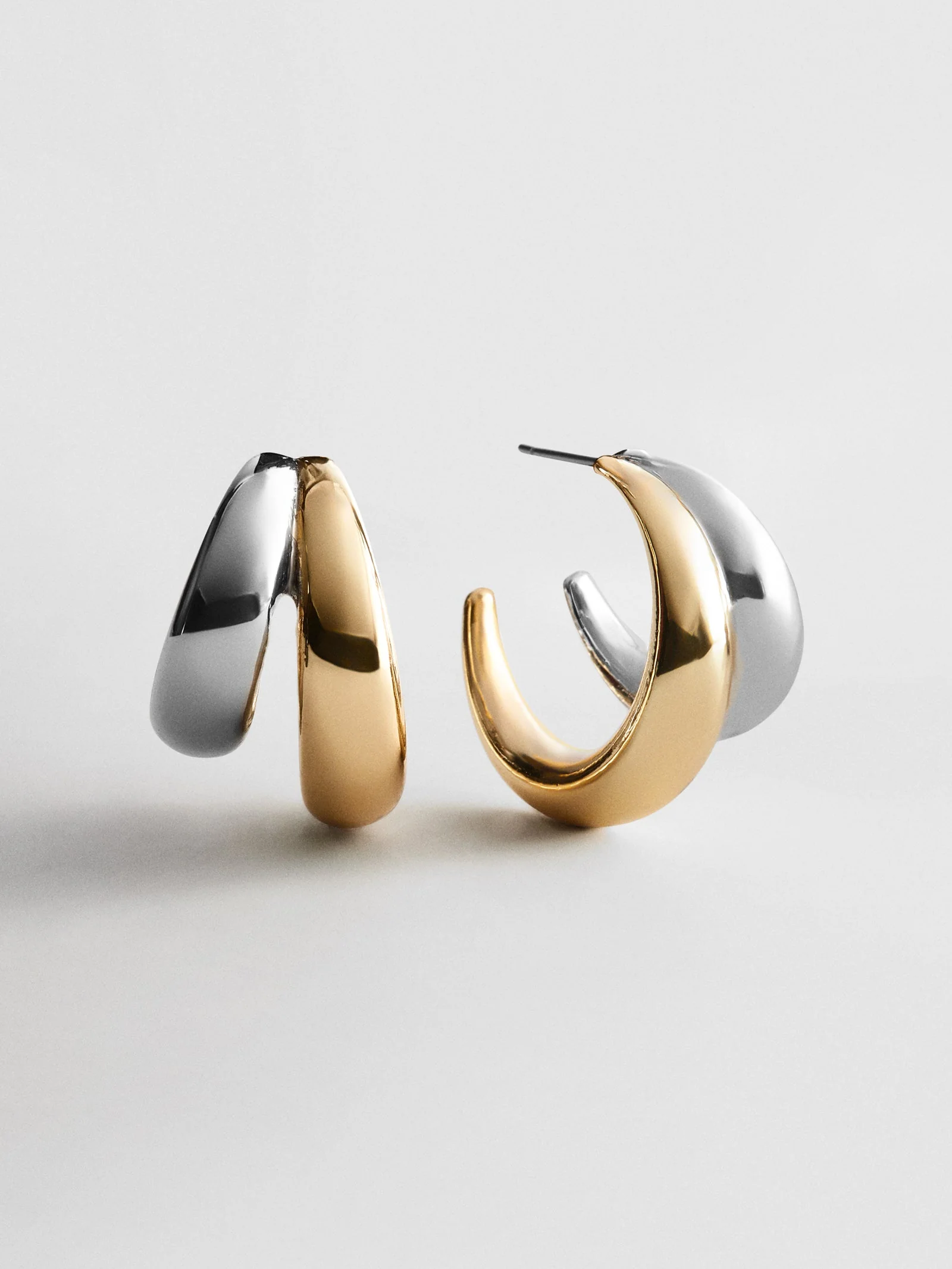 Sloane Hoop Earrings - Gold/Silver