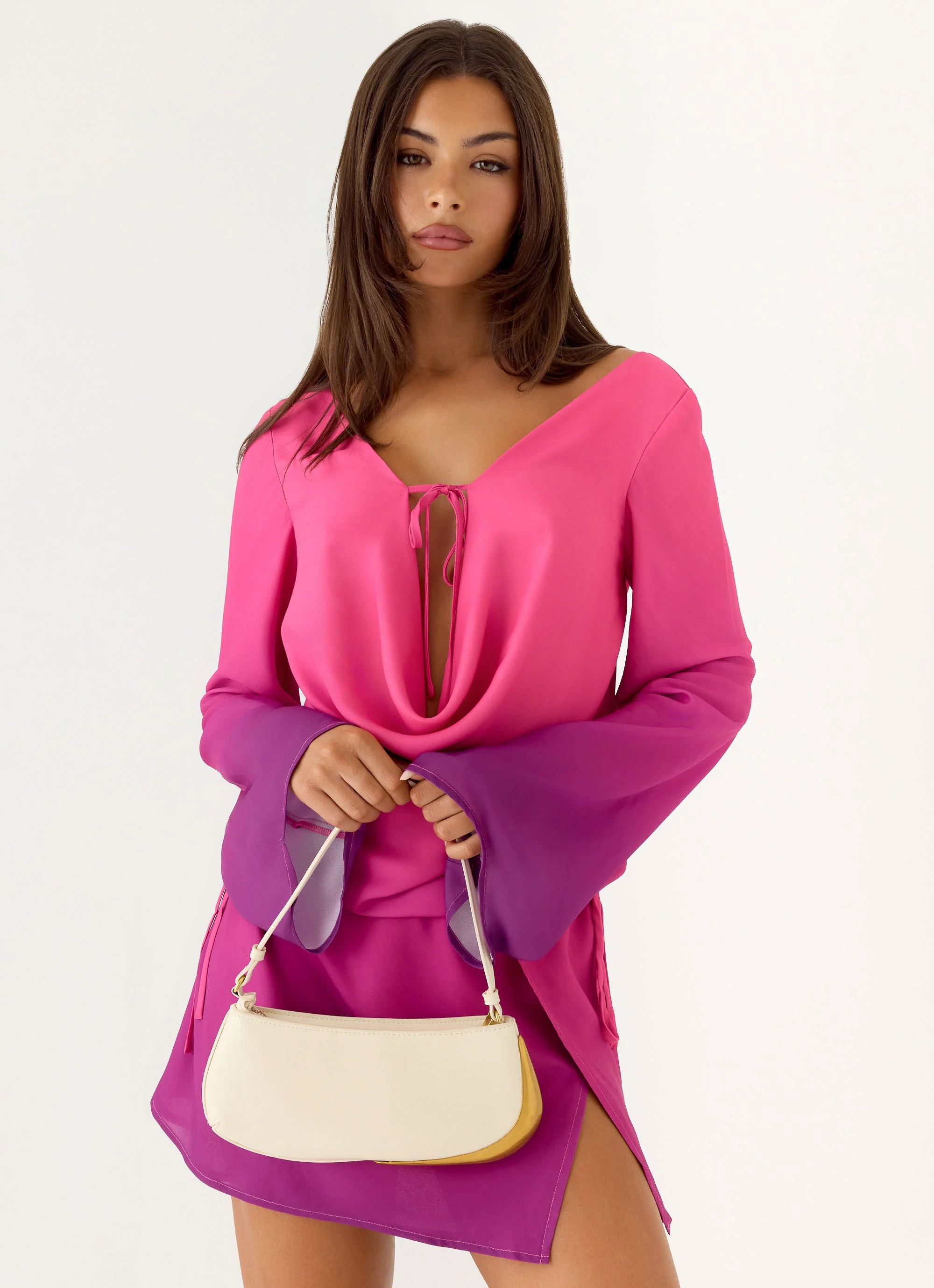 Peach Kiss Bag - Cream - luluinthesky