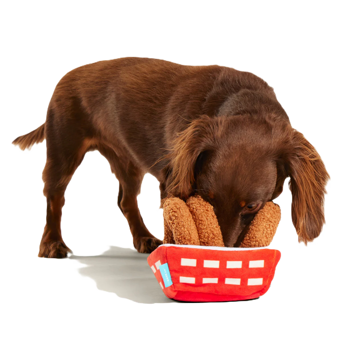 Onion Flings Plush Tug + Enrichment Dog Toy
