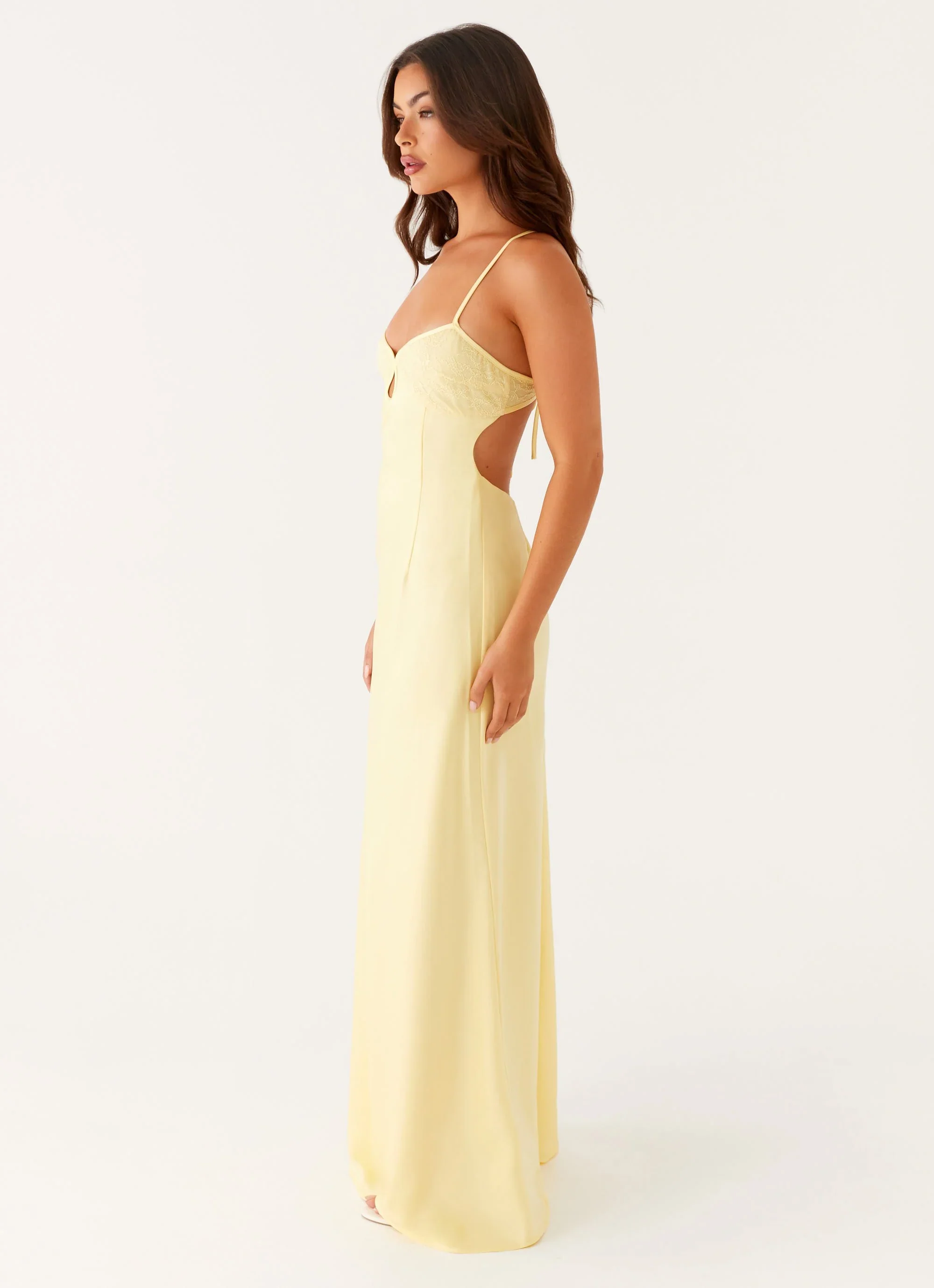 Joanie Maxi Dress - Yellow - luluinthesky