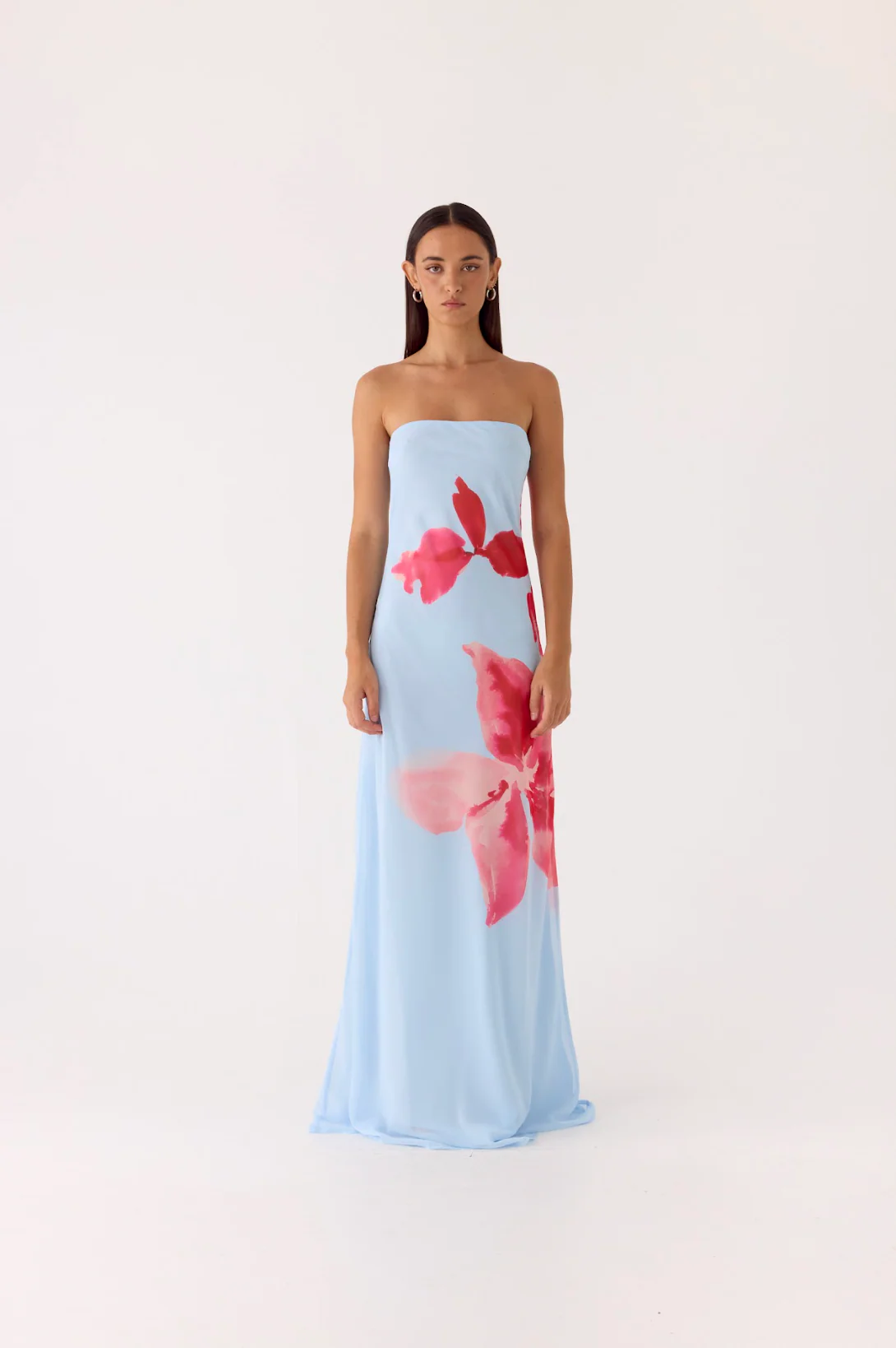 Amelle Maxi Dress - Blue Petal