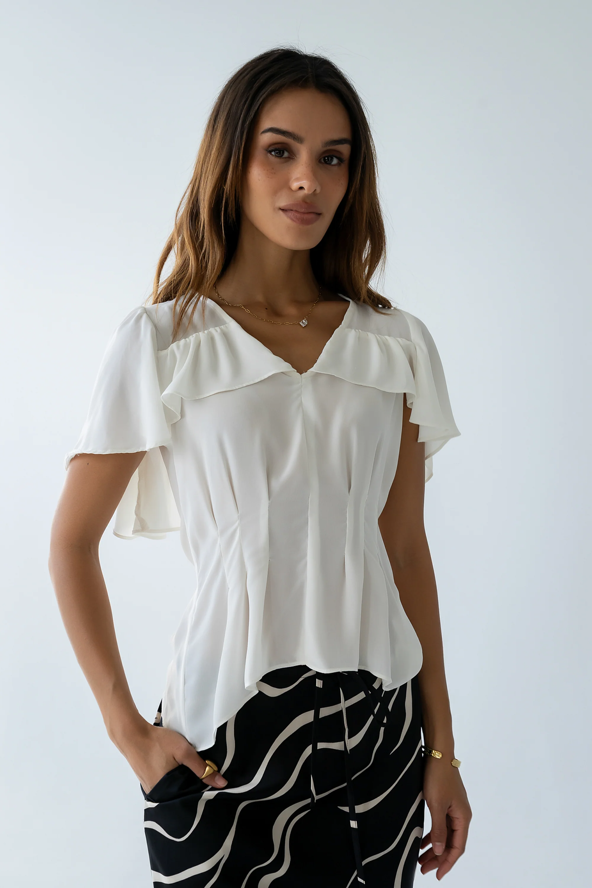 Bernice Sheer Blouse - FINAL SALE