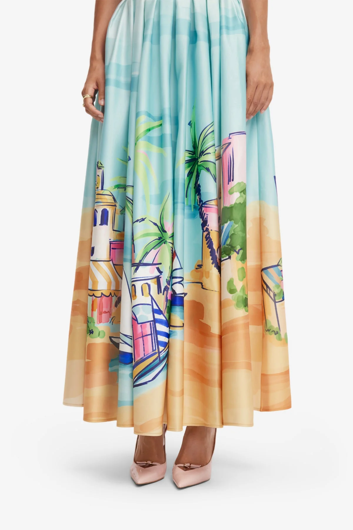 Reinette Skirt - Voyage Print