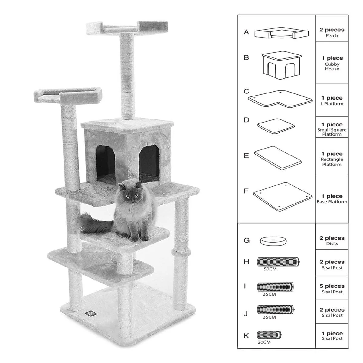 Replacement Parts For Casita Cat Tree 66