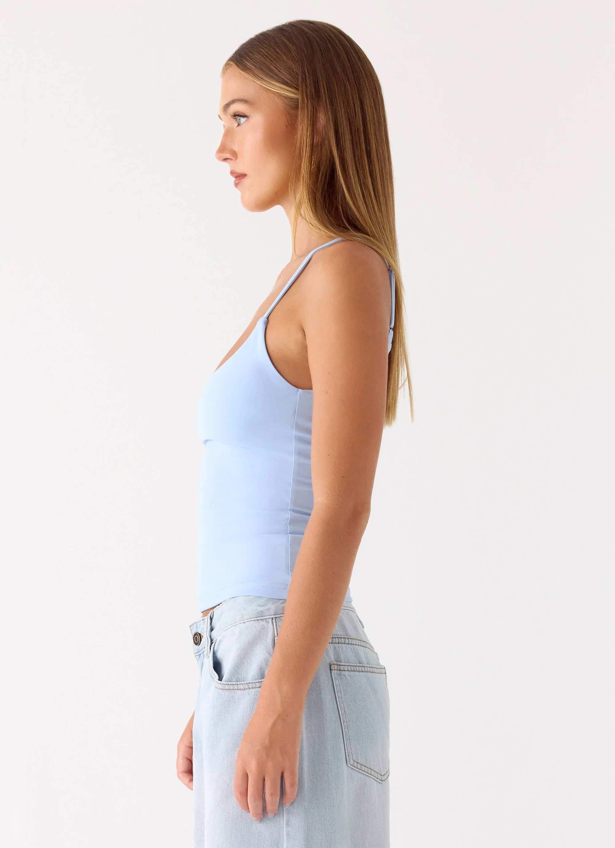 Blondie Tank Top - Blue