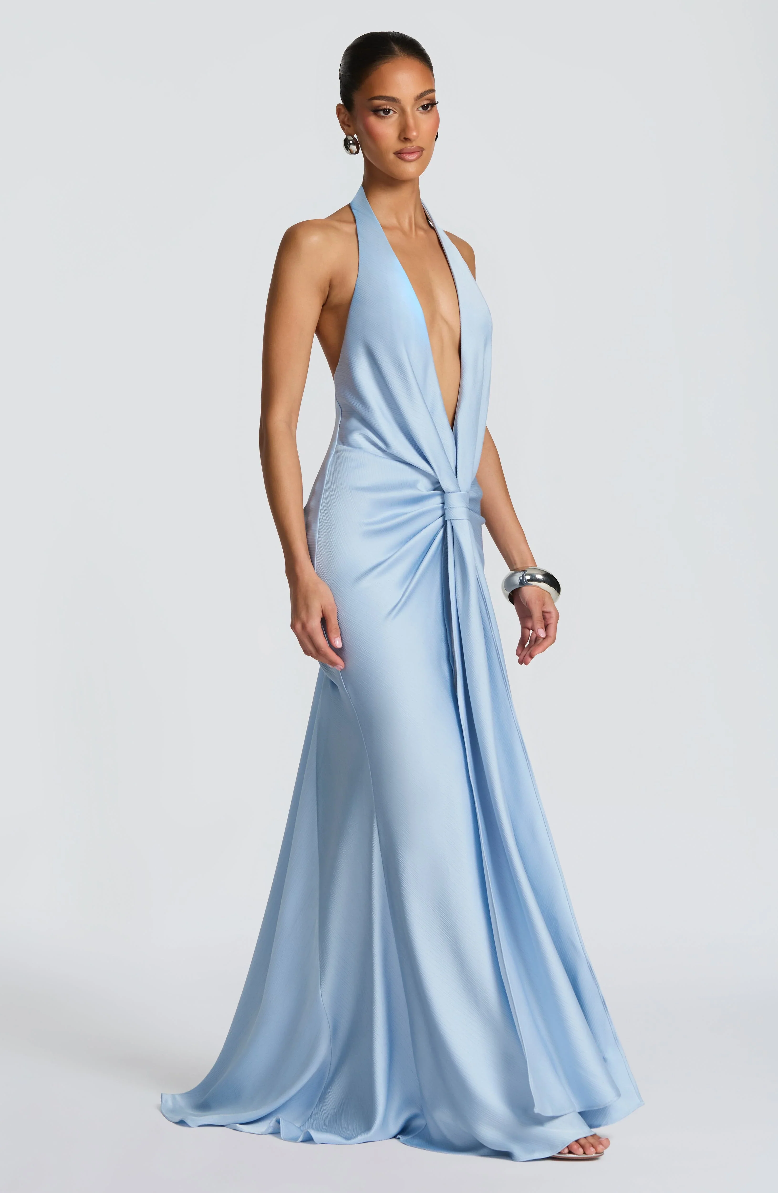 Linette Gown - Glacier Blue