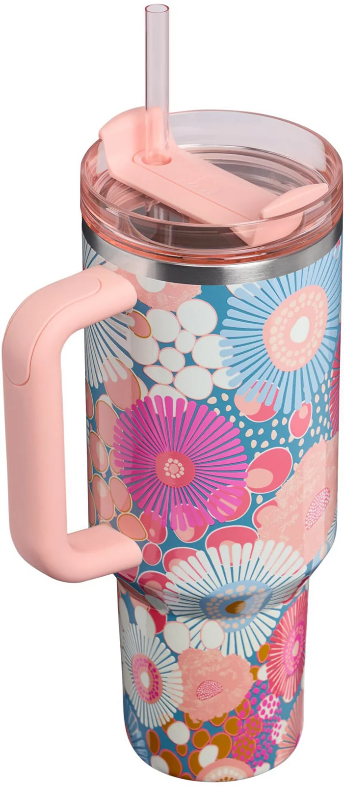 Stanley 40 oz. Quencher H2.0 FlowState Tumbler - Sorbet Wildflower