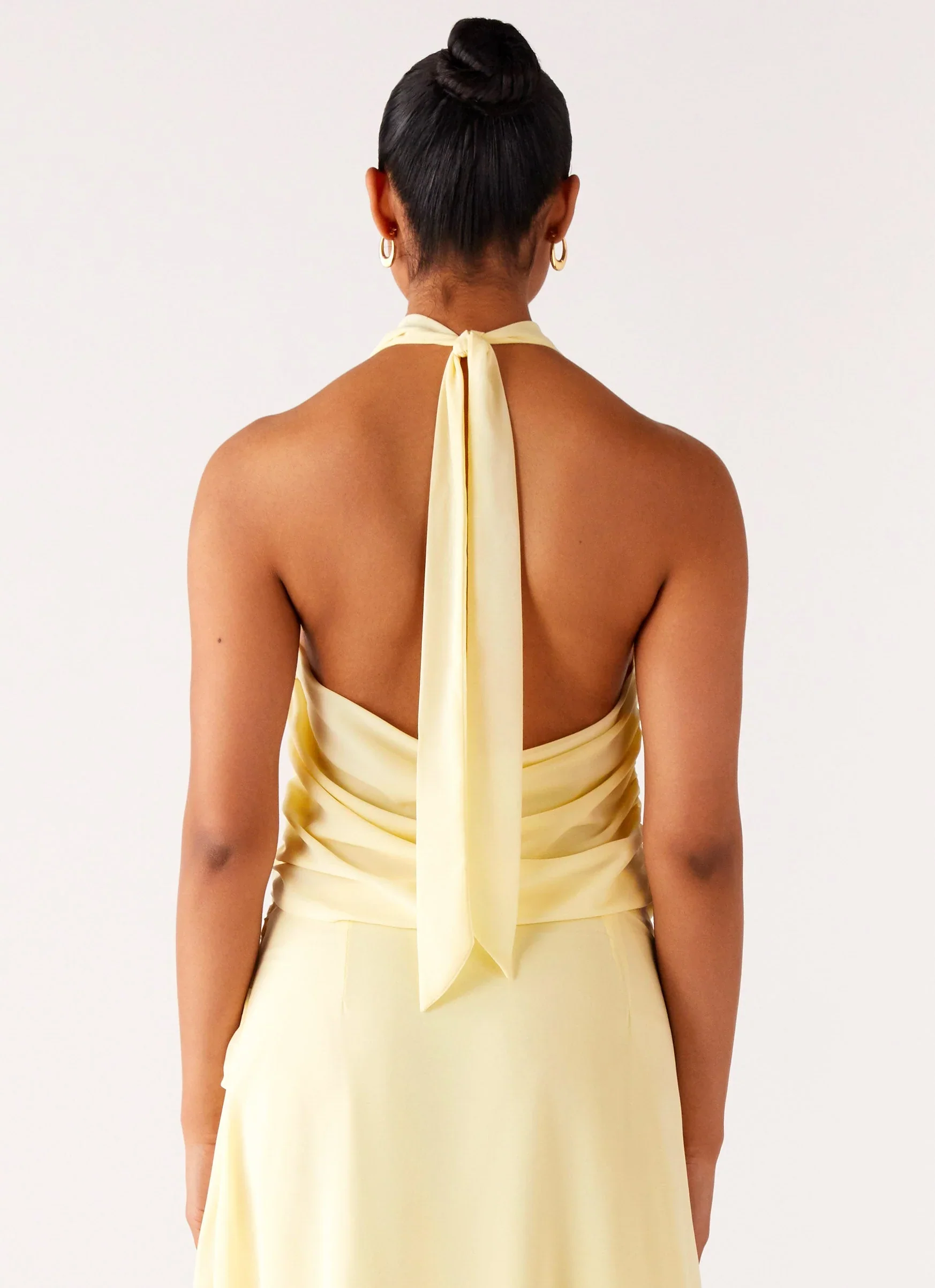 Anuhea Cowl Top - Yellow