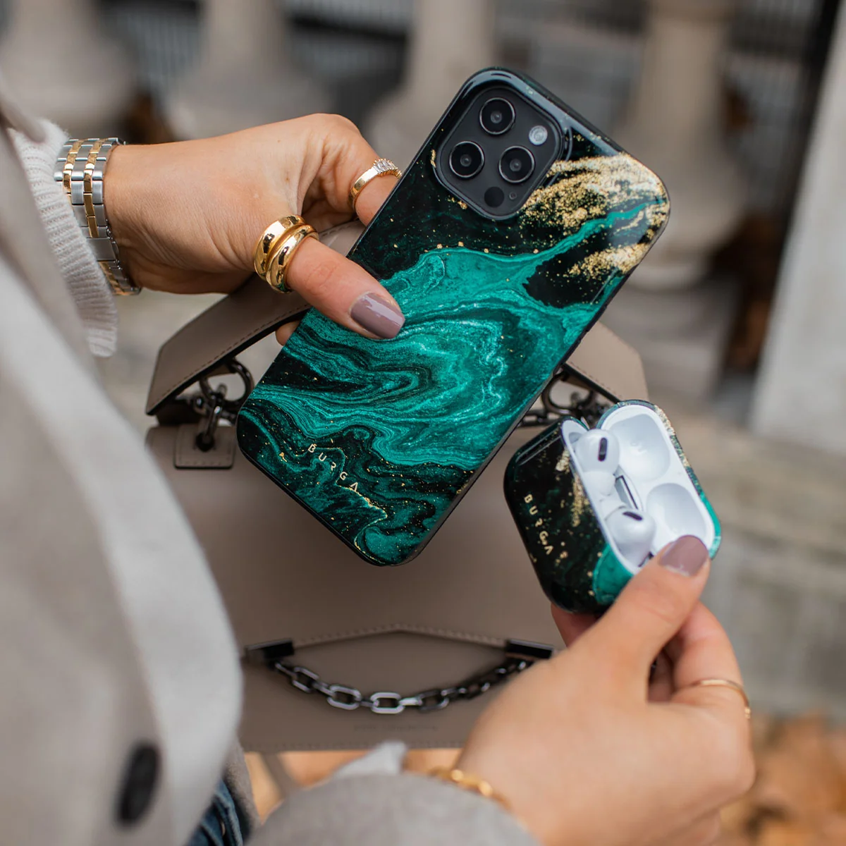 Emerald Pool - Elegant iPhone 12 Mini ケース