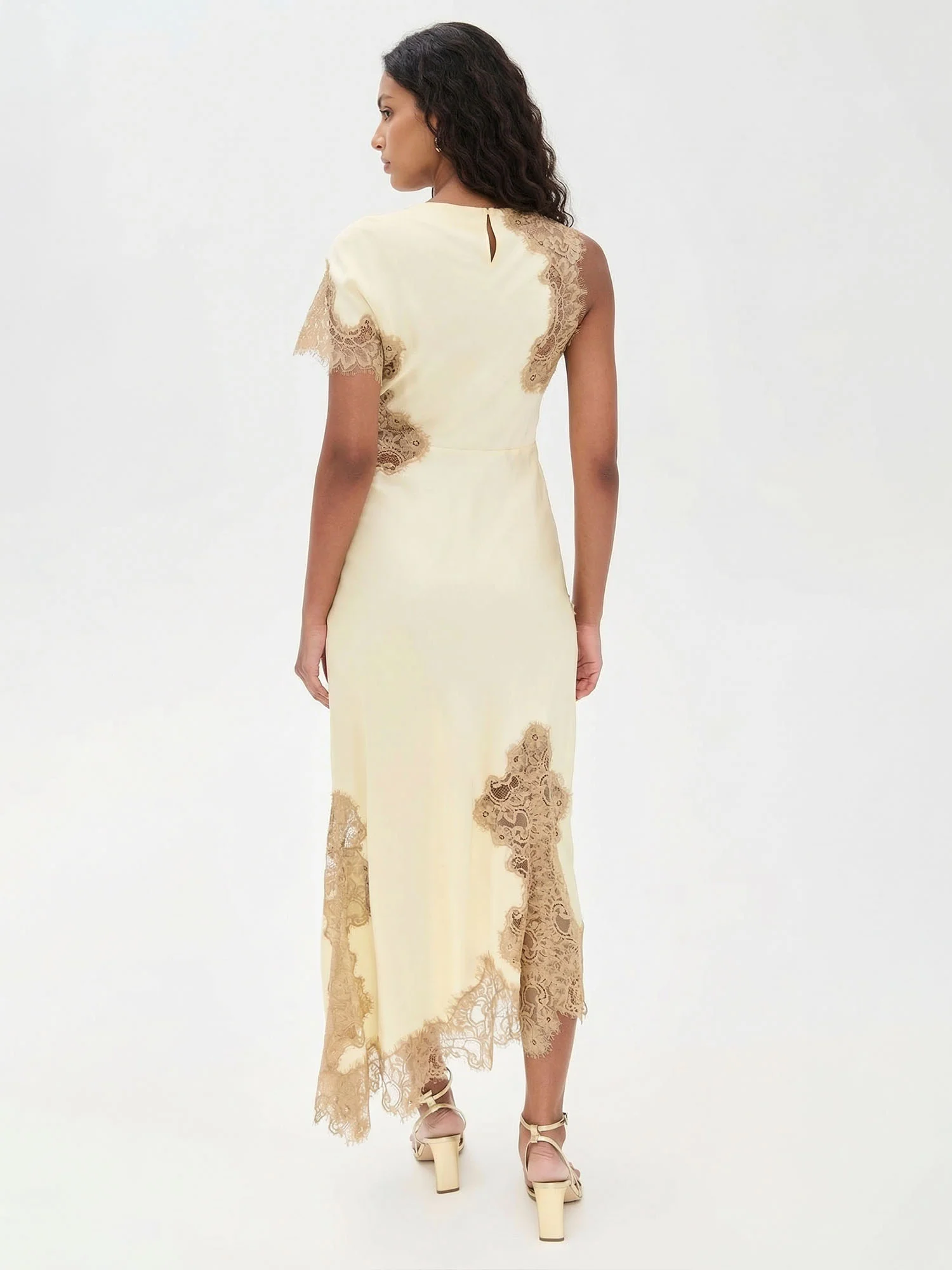 Lace Whisper Midi Dress