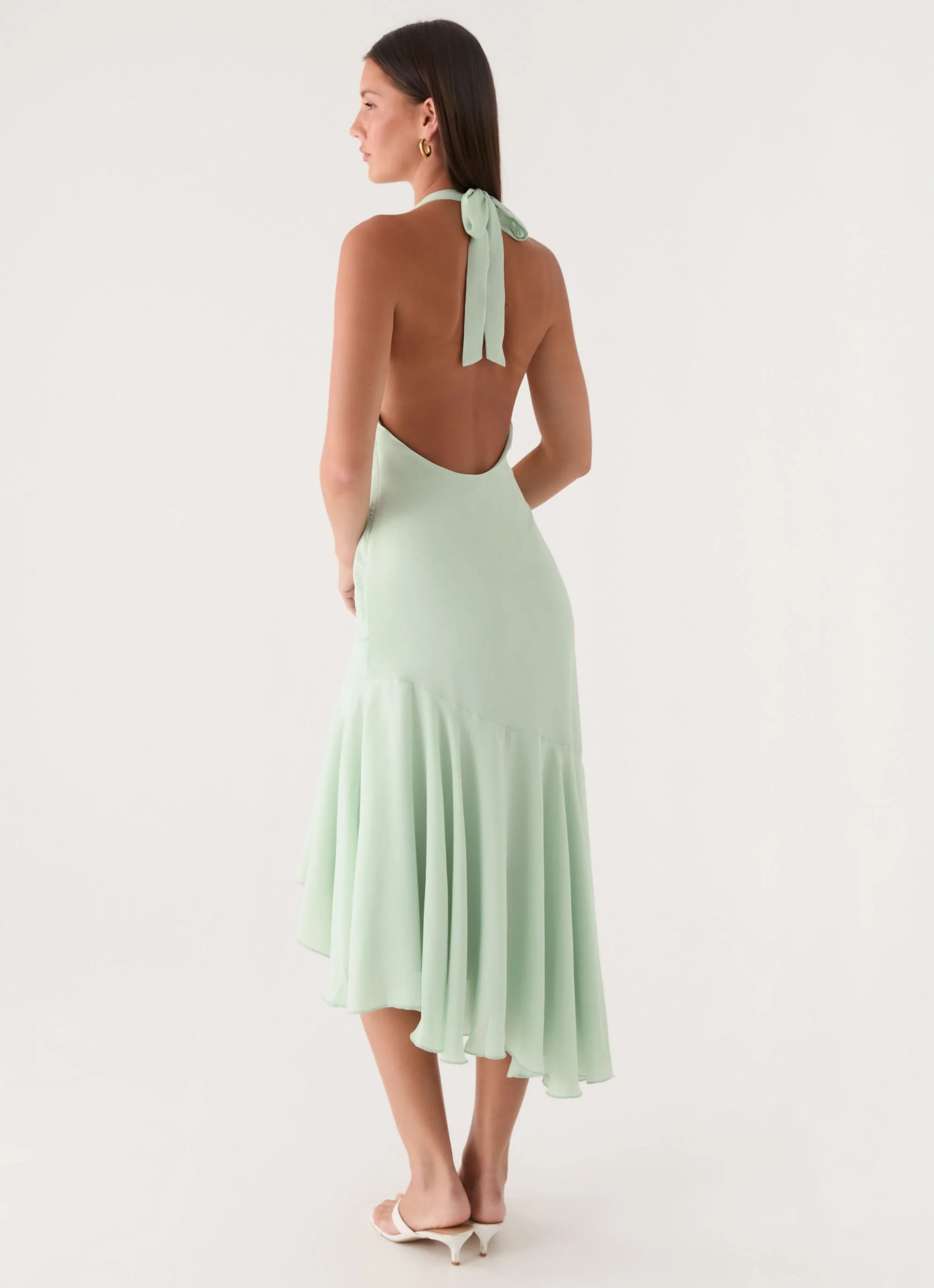 Darline Midi Dress - Pistachio - luluinthesky