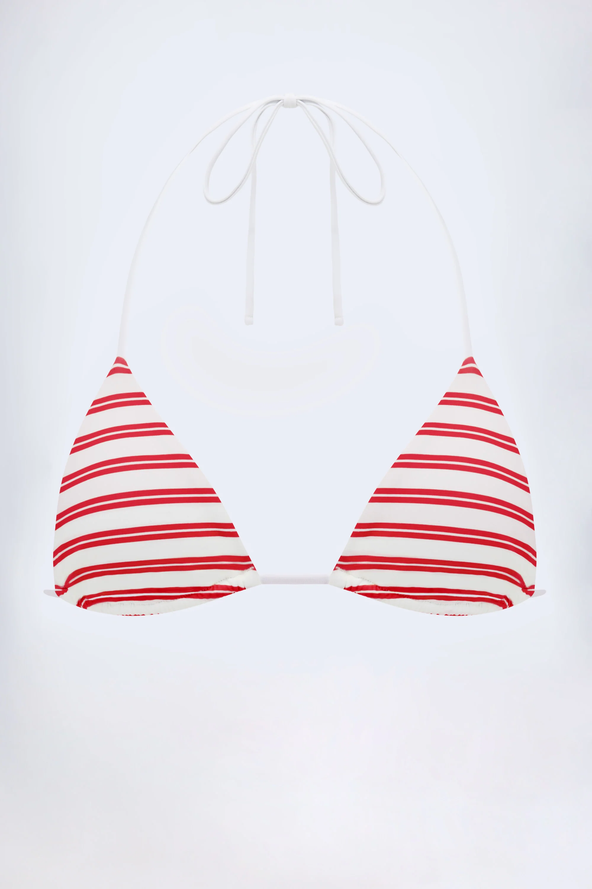 Triangle Bikini Top in Cherry Red
