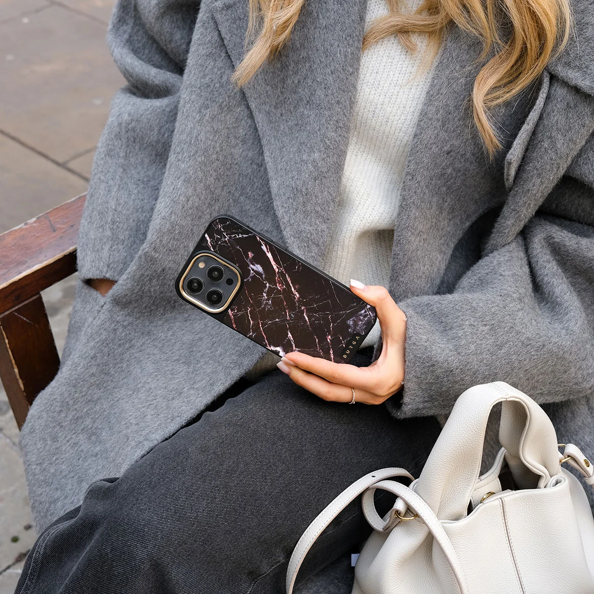 Rose Gold Marble - iPhone 11 Pro ケース