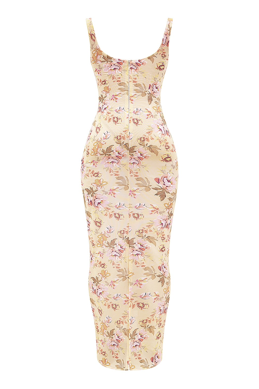Honeyflower Print Maxi Dress