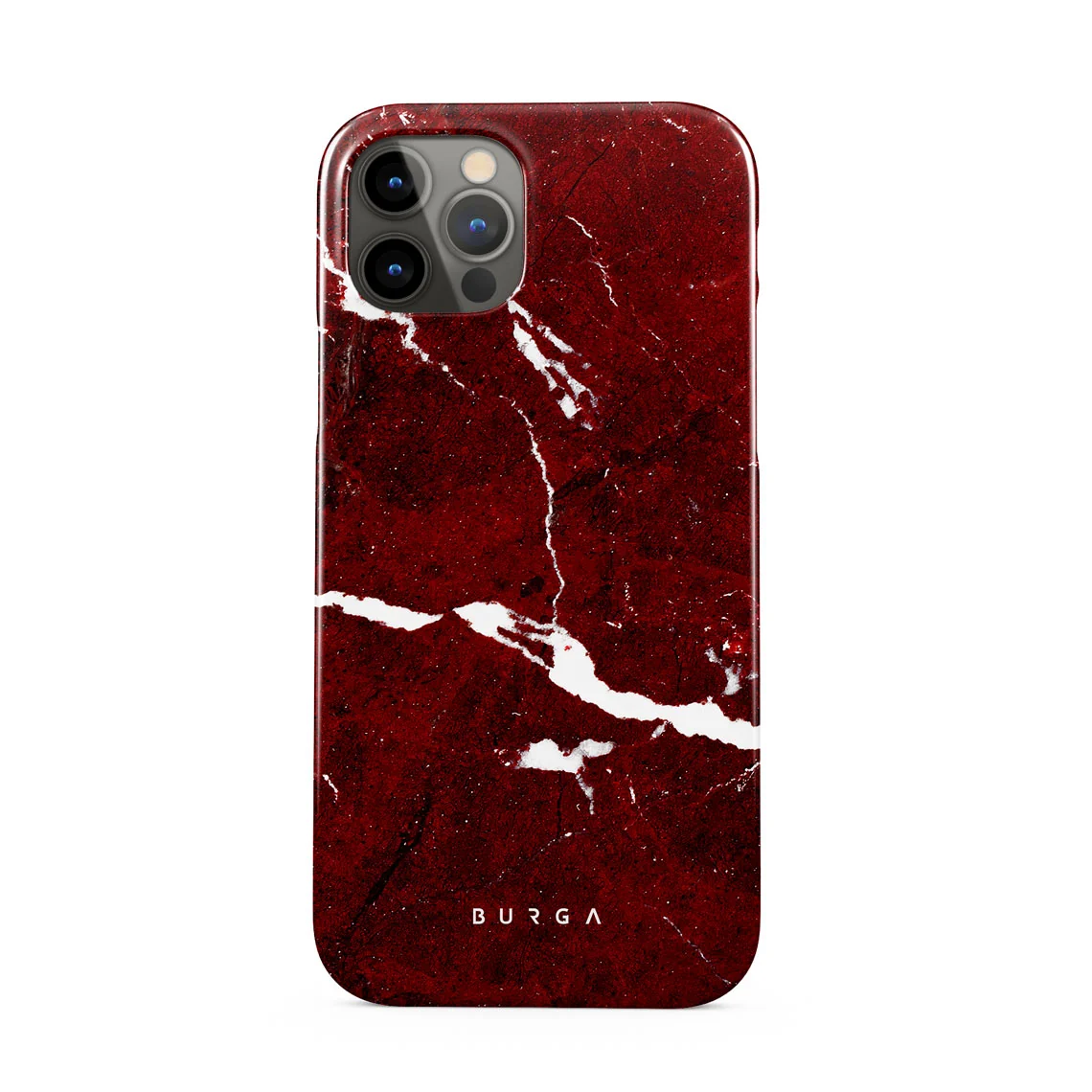Iconic Red Ruby - Marble iPhone 12 Pro Max ケース
