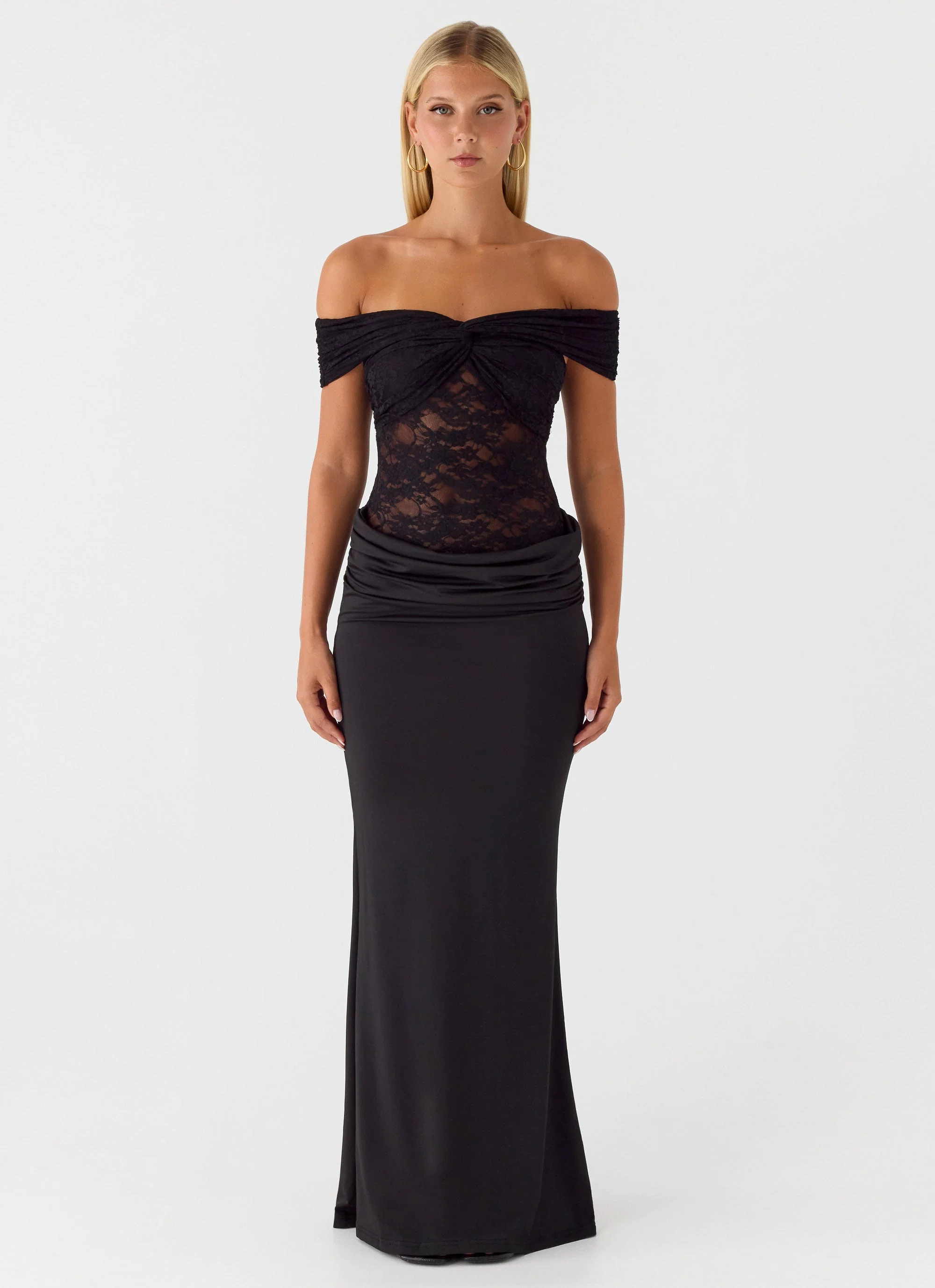 Either Way Maxi Dress - Black