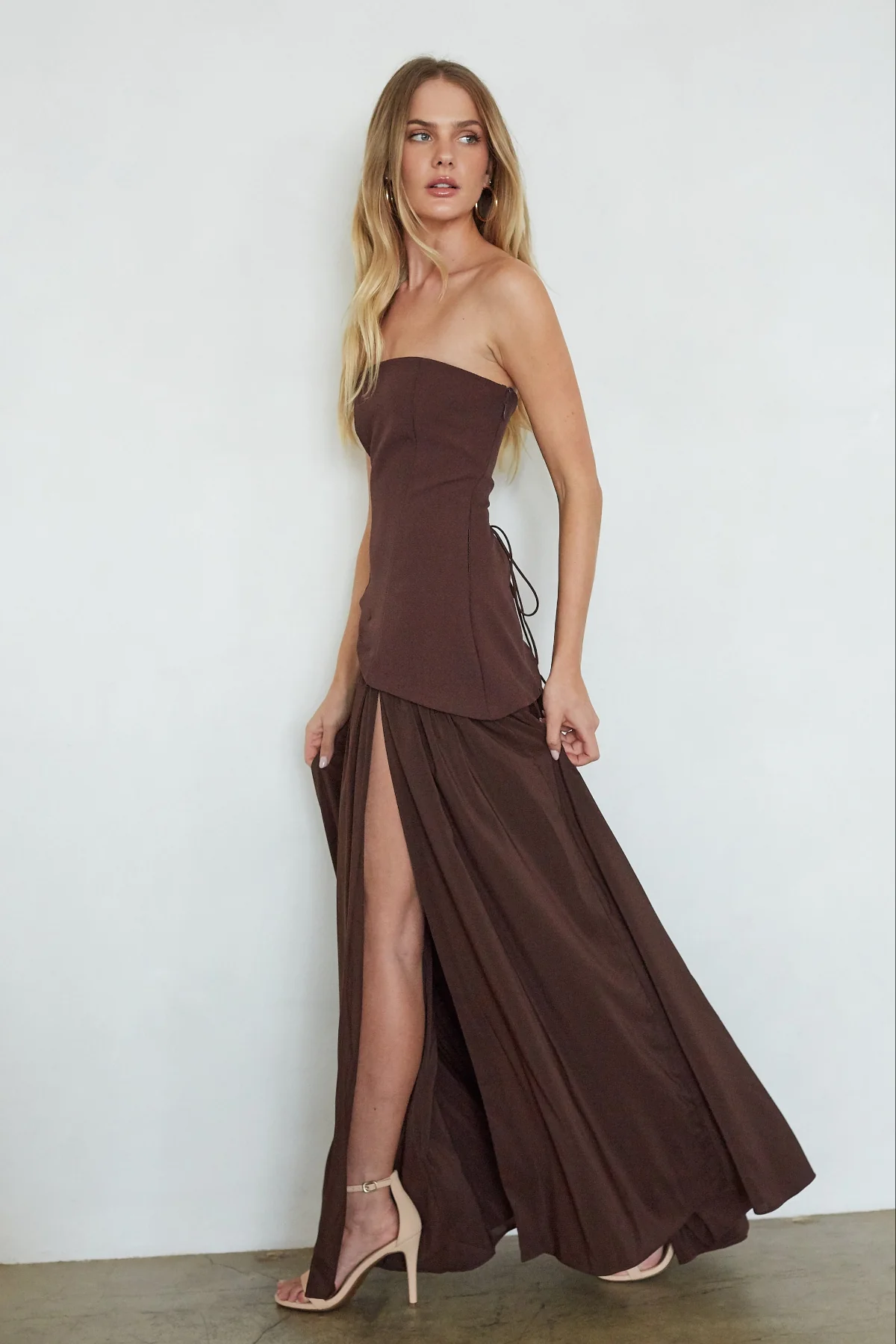 Retta Asymmetrical Maxi Dress - luluinthesky