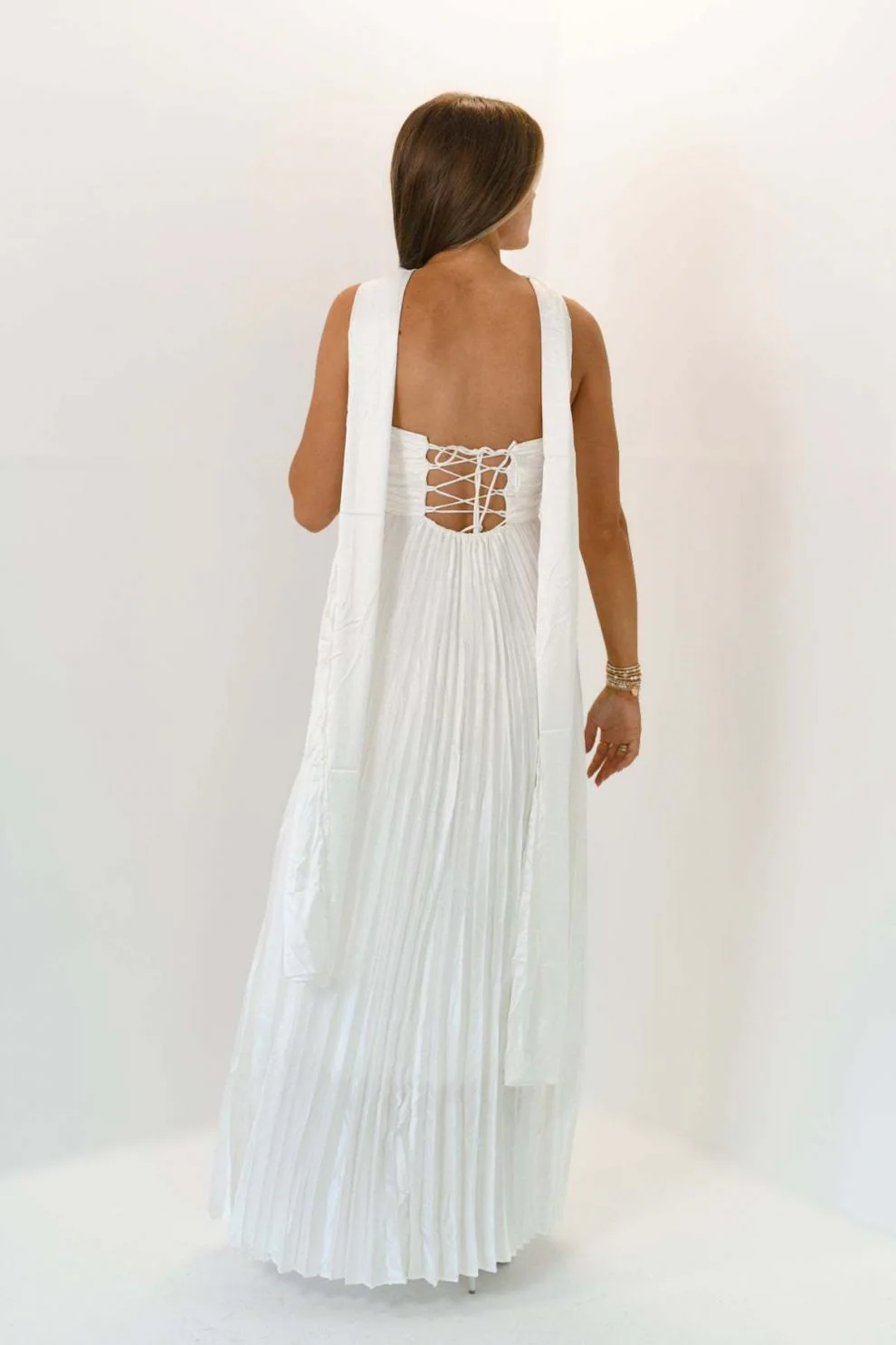 A-line Maxi Pleated Spandex Satin Formal Evening Dresses 937501662612