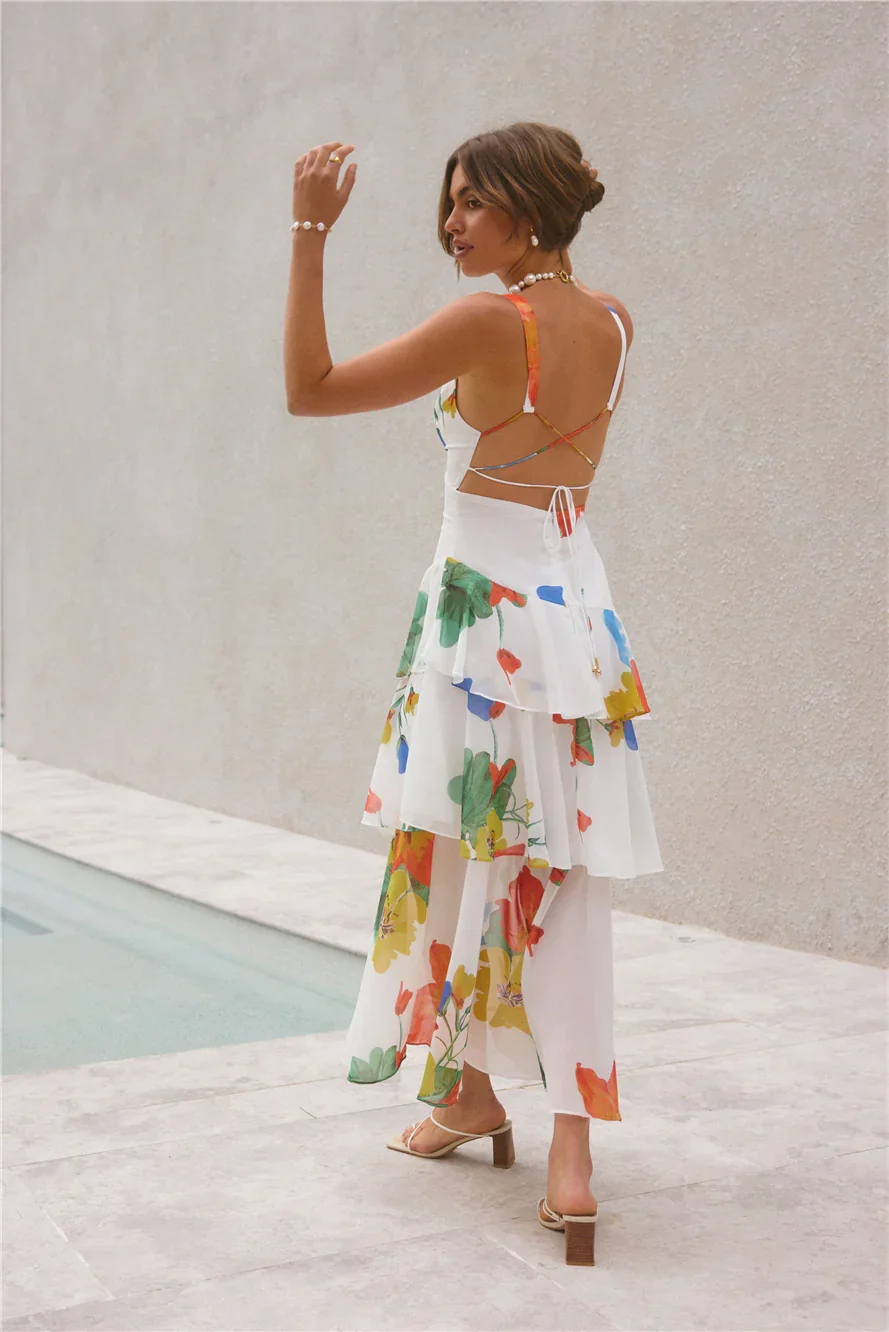 Floral Dreams Maxi Dress Multi