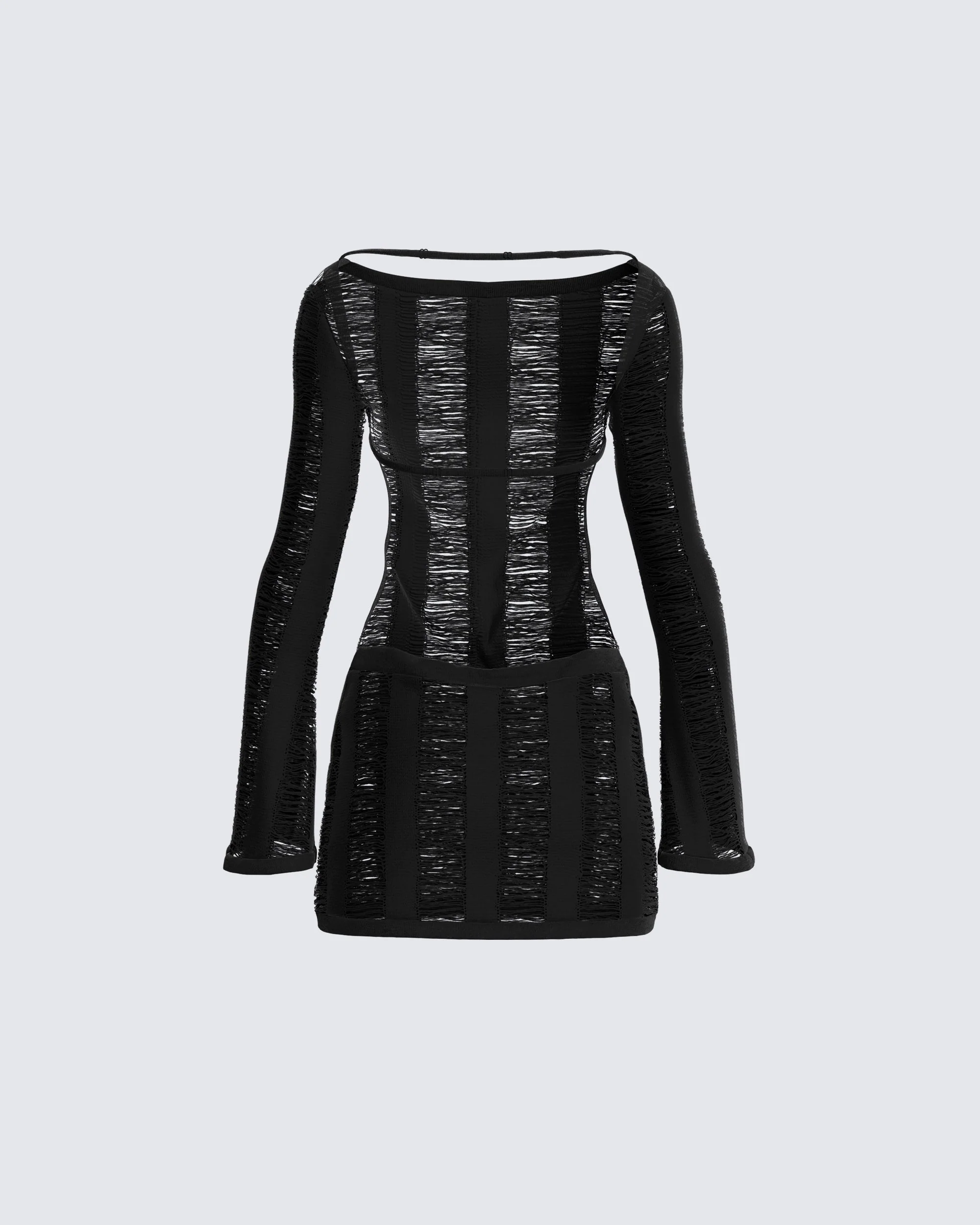 Mindy Black Mini Dress