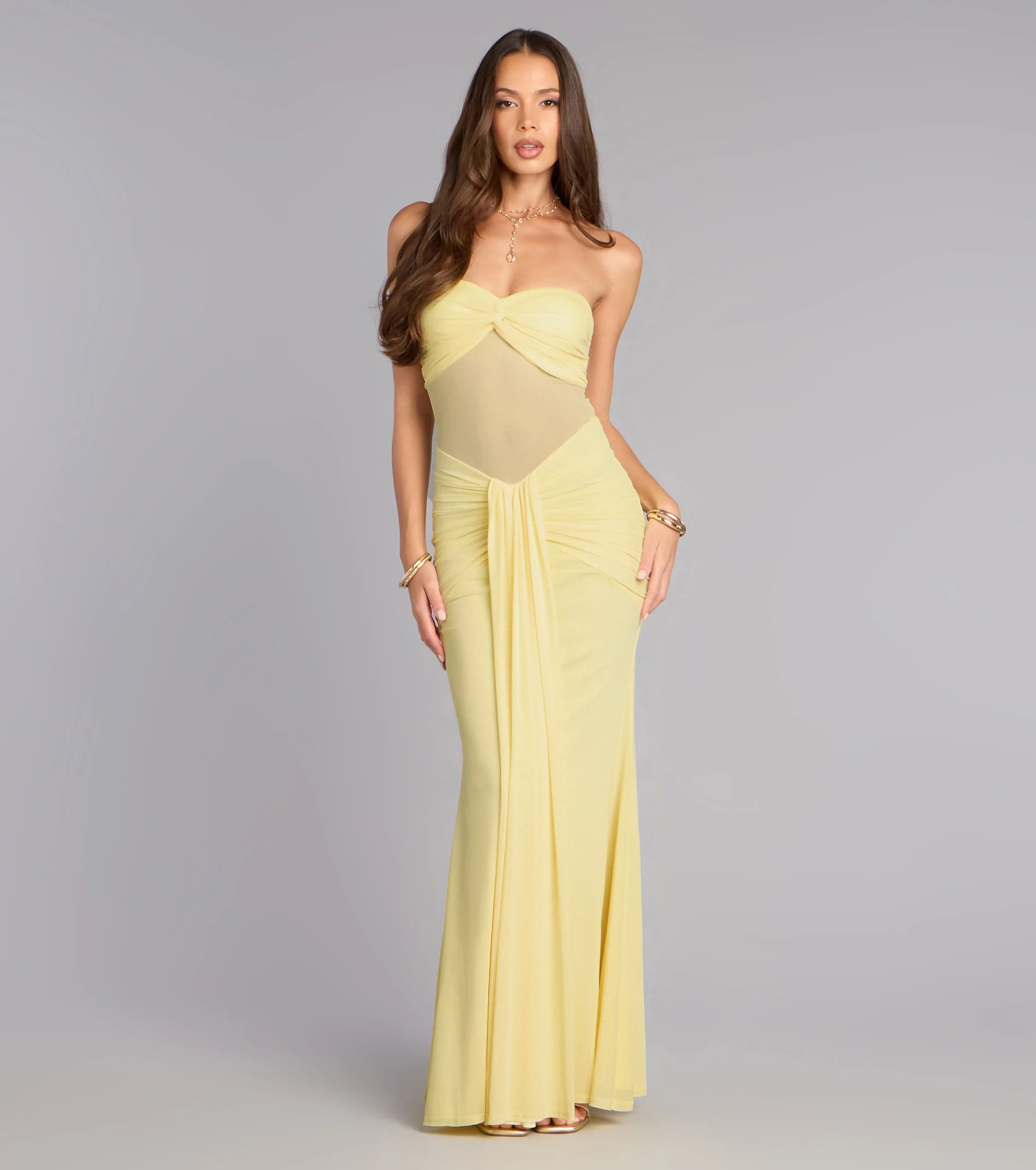 Hailey Strapless Mermaid Formal Dress